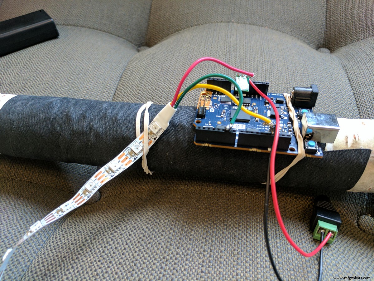 DIY Wizard Walking Staff Kit – Arduino, LED Strip, Voltage Regulator & More