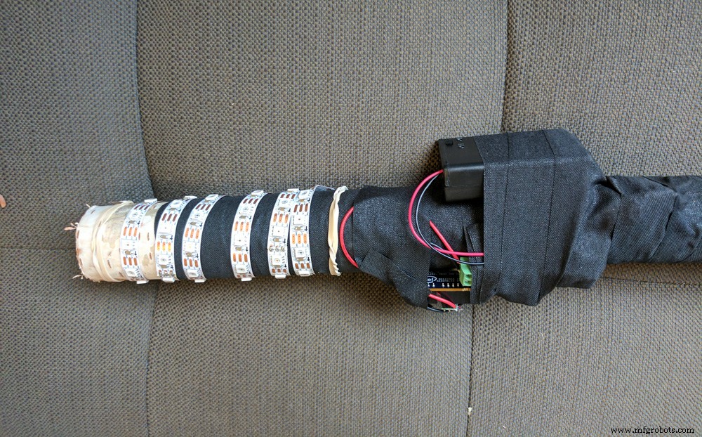 DIY Wizard Walking Staff Kit – Arduino, LED Strip, Voltage Regulator & More