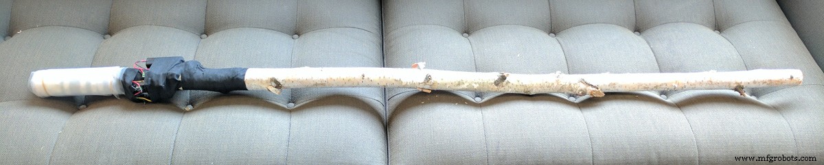 DIY Wizard Walking Staff Kit – Arduino, LED Strip, Voltage Regulator & More