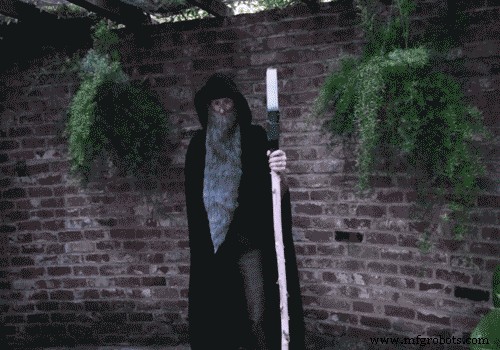 DIY Wizard Walking Staff Kit – Arduino, LED Strip, Voltage Regulator & More