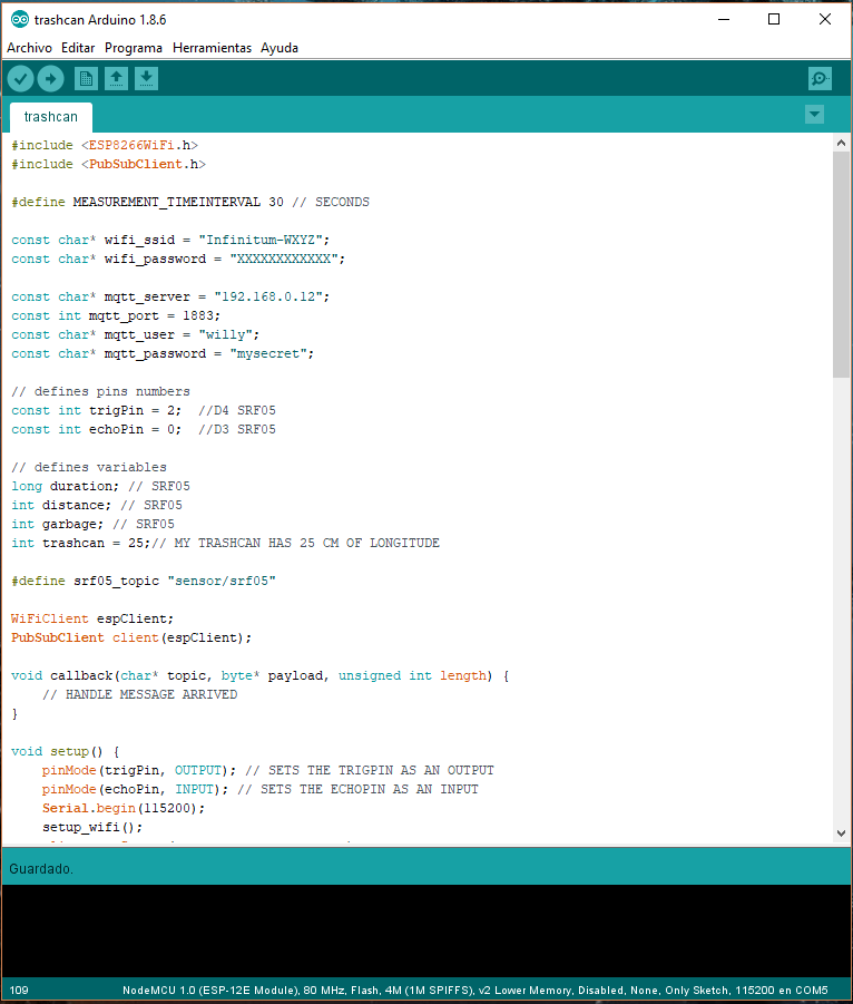 Smart Indoor Air Quality & Waste Monitoring System