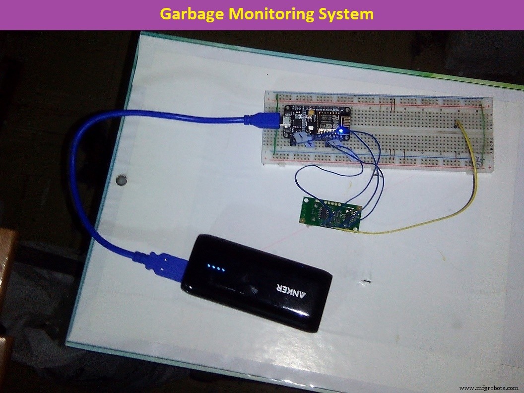 Smart Indoor Air Quality & Waste Monitoring System