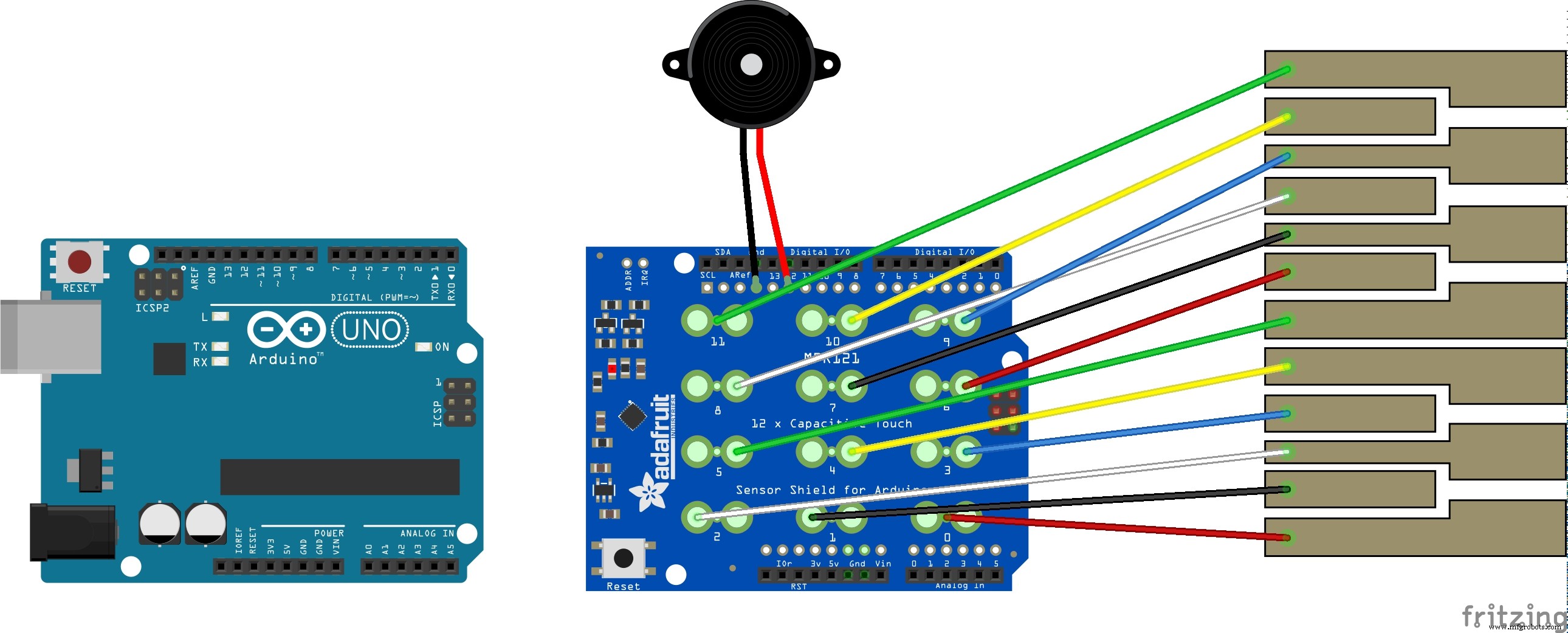 Build a Portable Capacitive Touch Piano with Arduino – Step‑by‑Step Guide