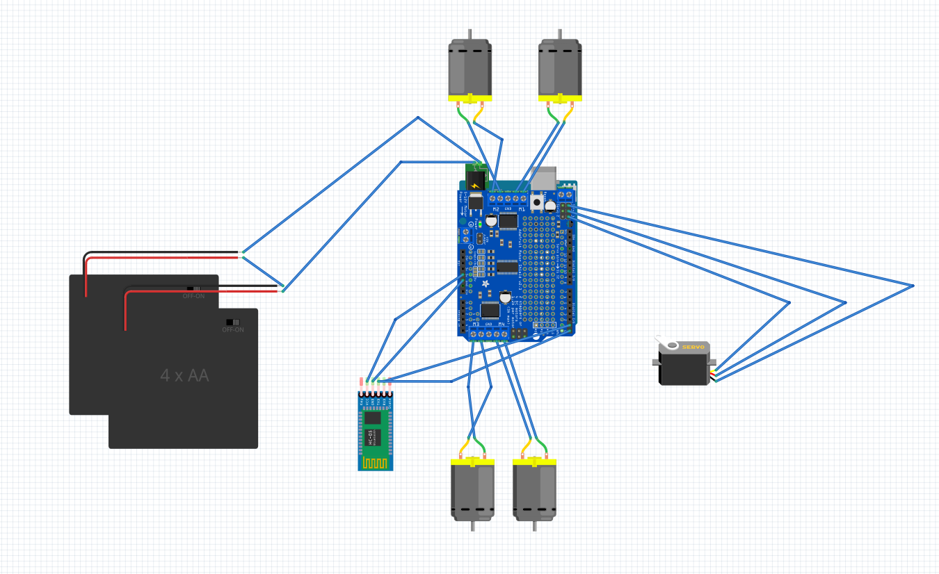 Build a Bluetooth‑controlled Arduino Spybot
