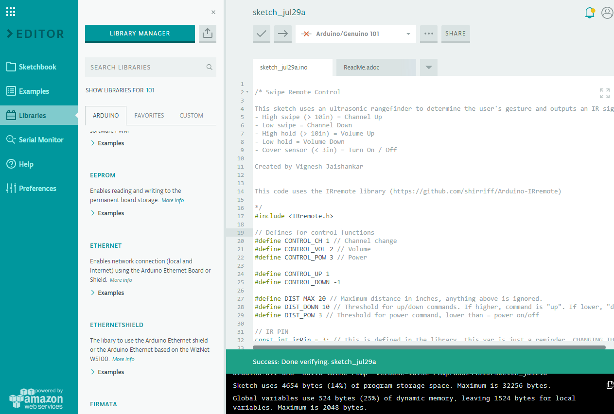 FlickMote: Gesture‑Controlled IR Remote for Smart Home