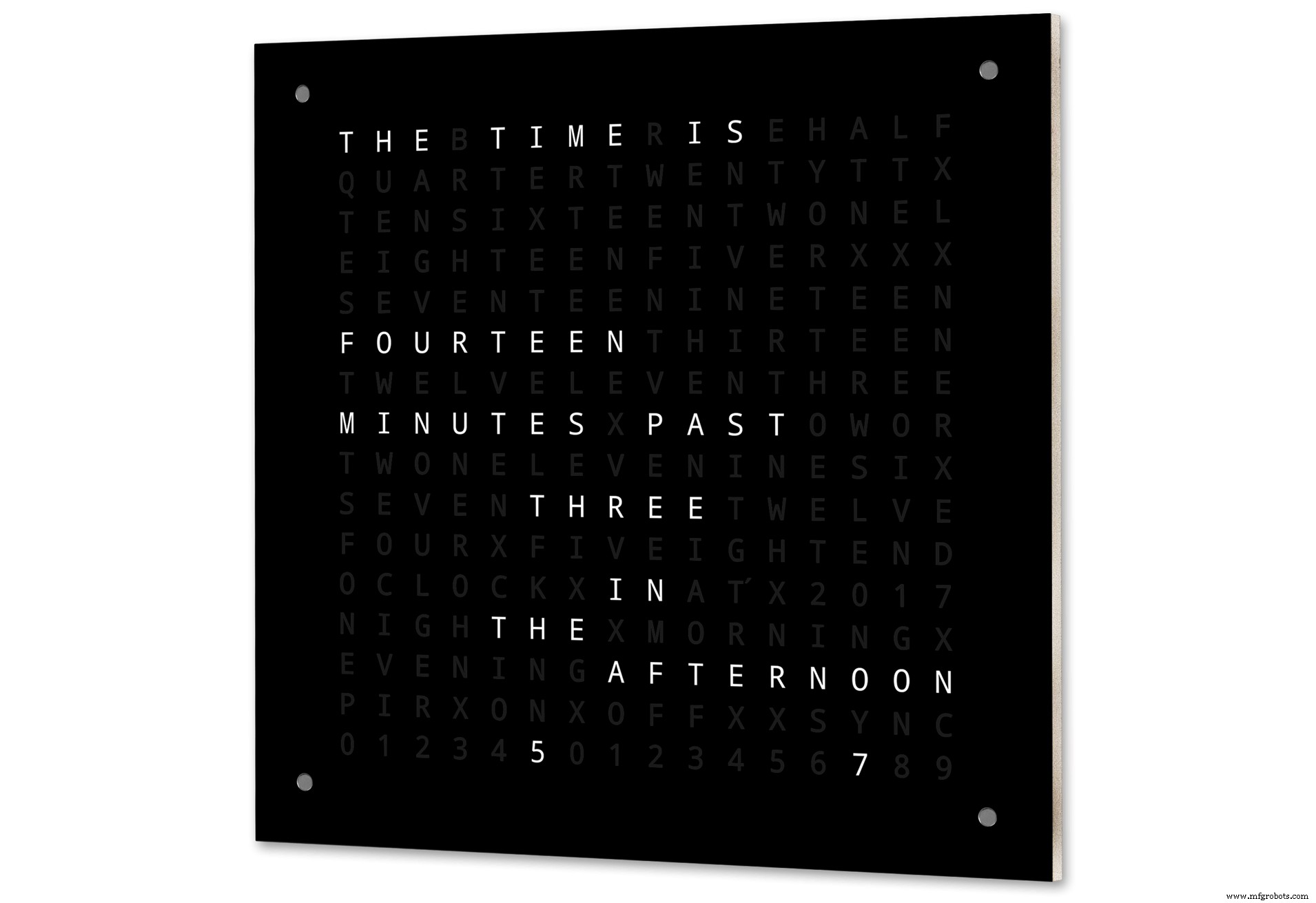 Precision Word Clock: Minute‑Level Time Display in Words