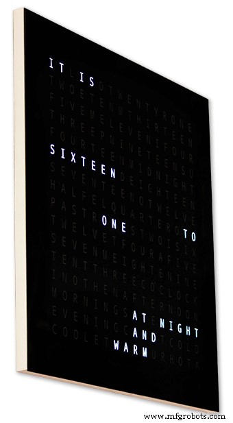 Precision Word Clock: Minute‑Level Time Display in Words