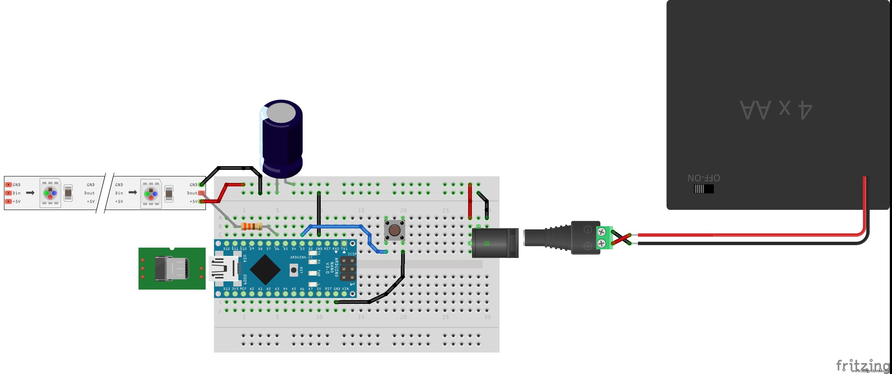 DIY Cloud Costume: LED Strip, Arduino Nano & SparkFun Parts