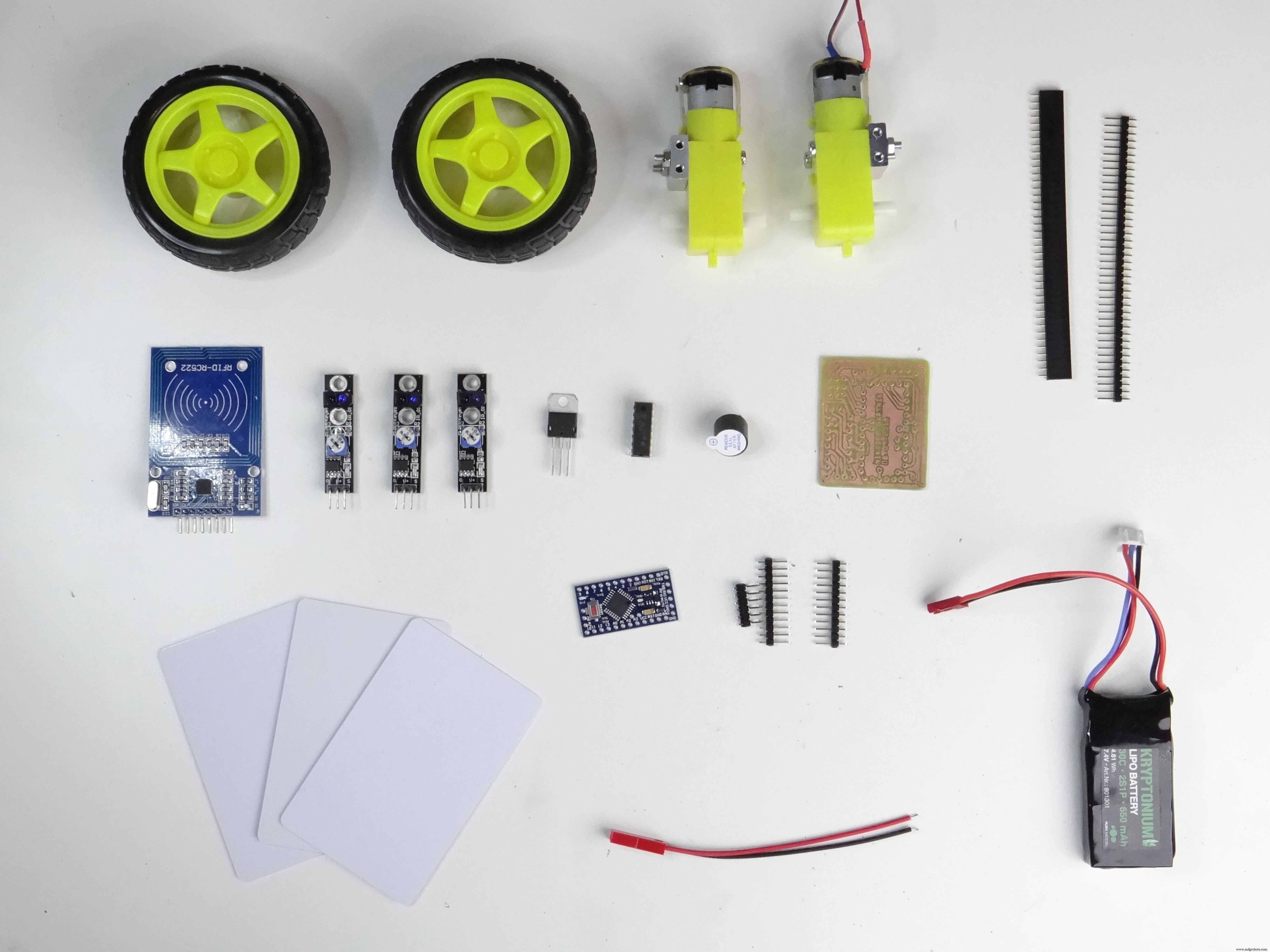 Industrial Line‑Following Robot for Material Transport