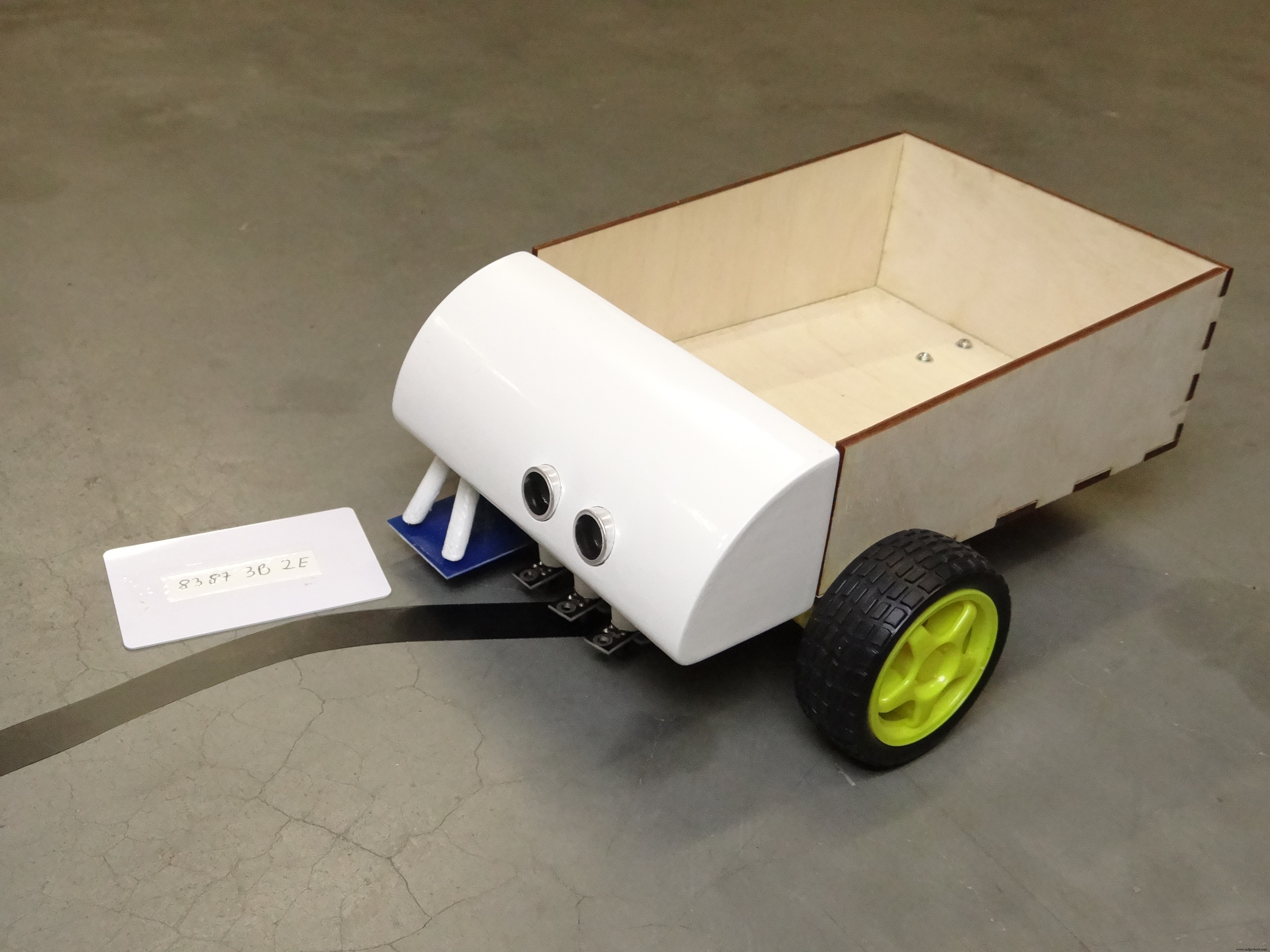 Industrial Line‑Following Robot for Material Transport