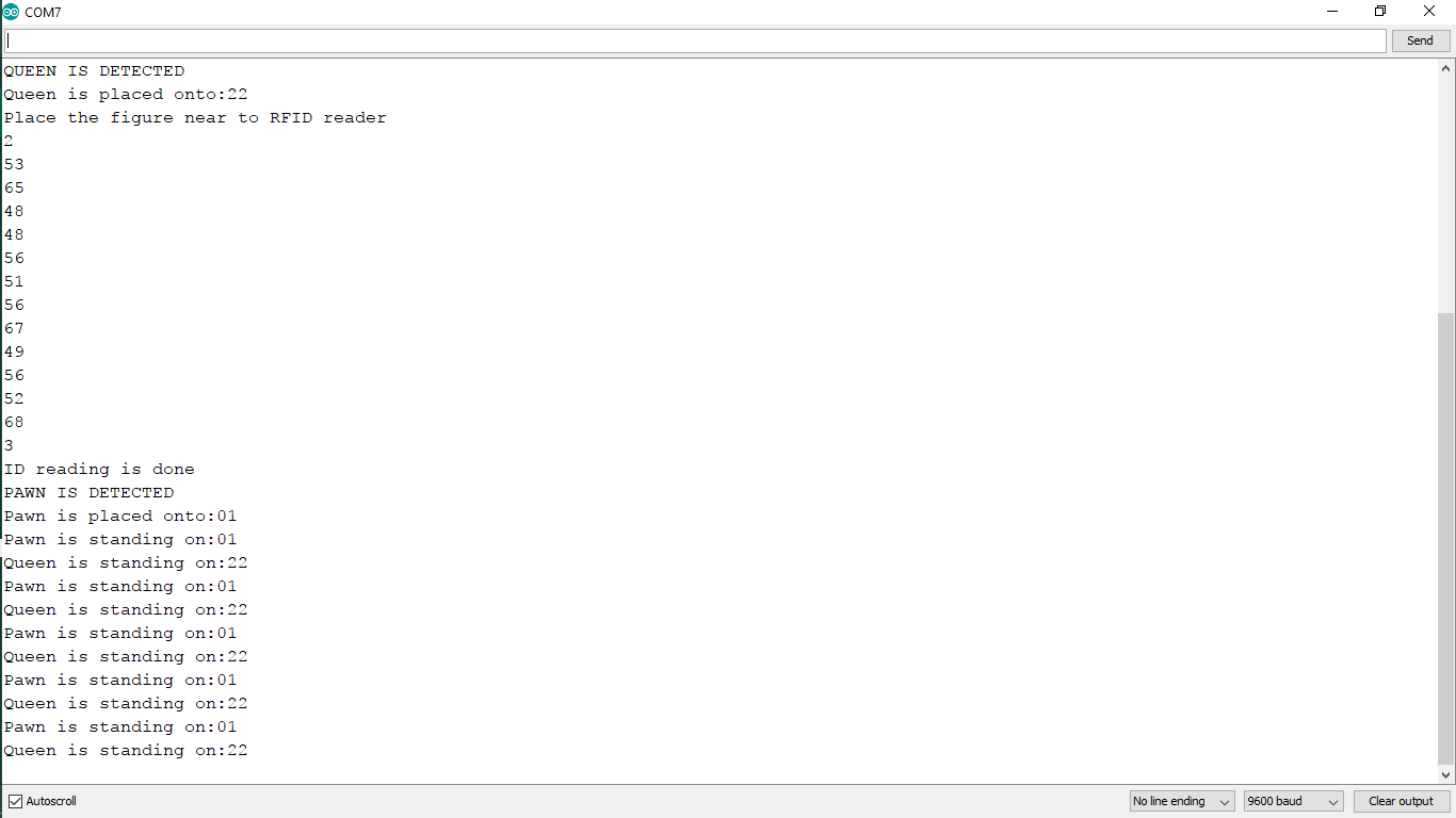 4x4 Electronic Chessboard Prototype – RFID & Arduino Integration