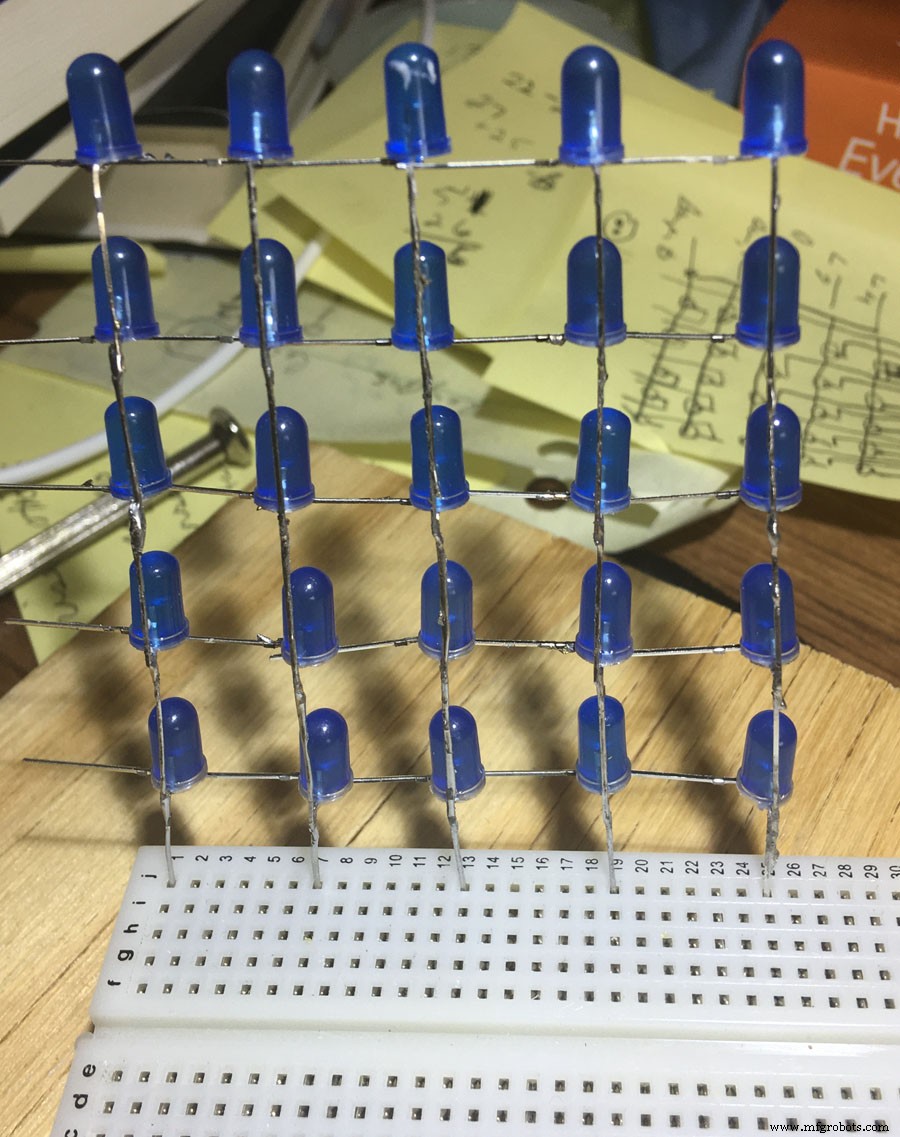 Build a Stunning 5x5x5 LED Cube with Arduino Mega