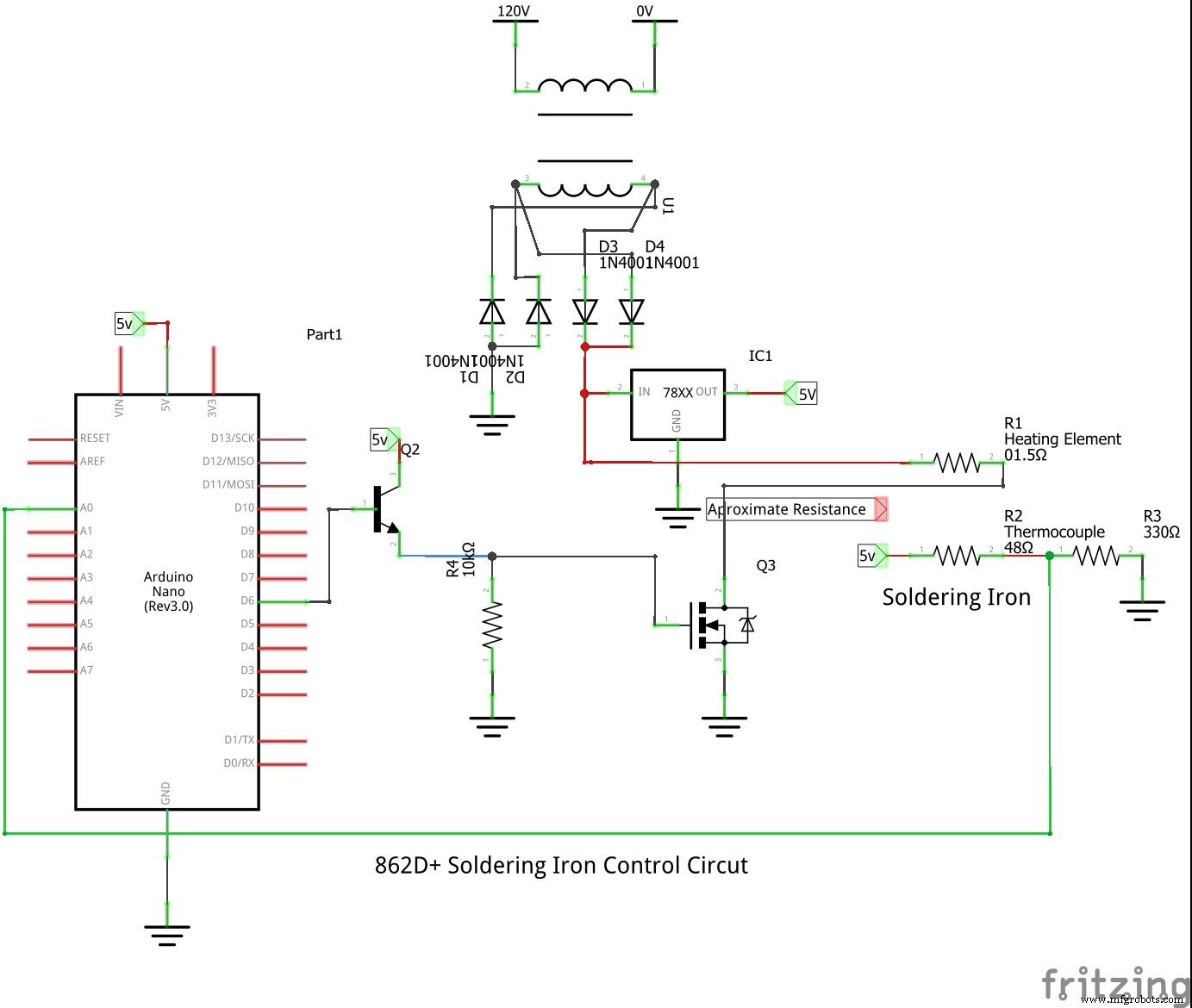 DIY Soldering Iron Controller for 862D+—Precision & Reliability