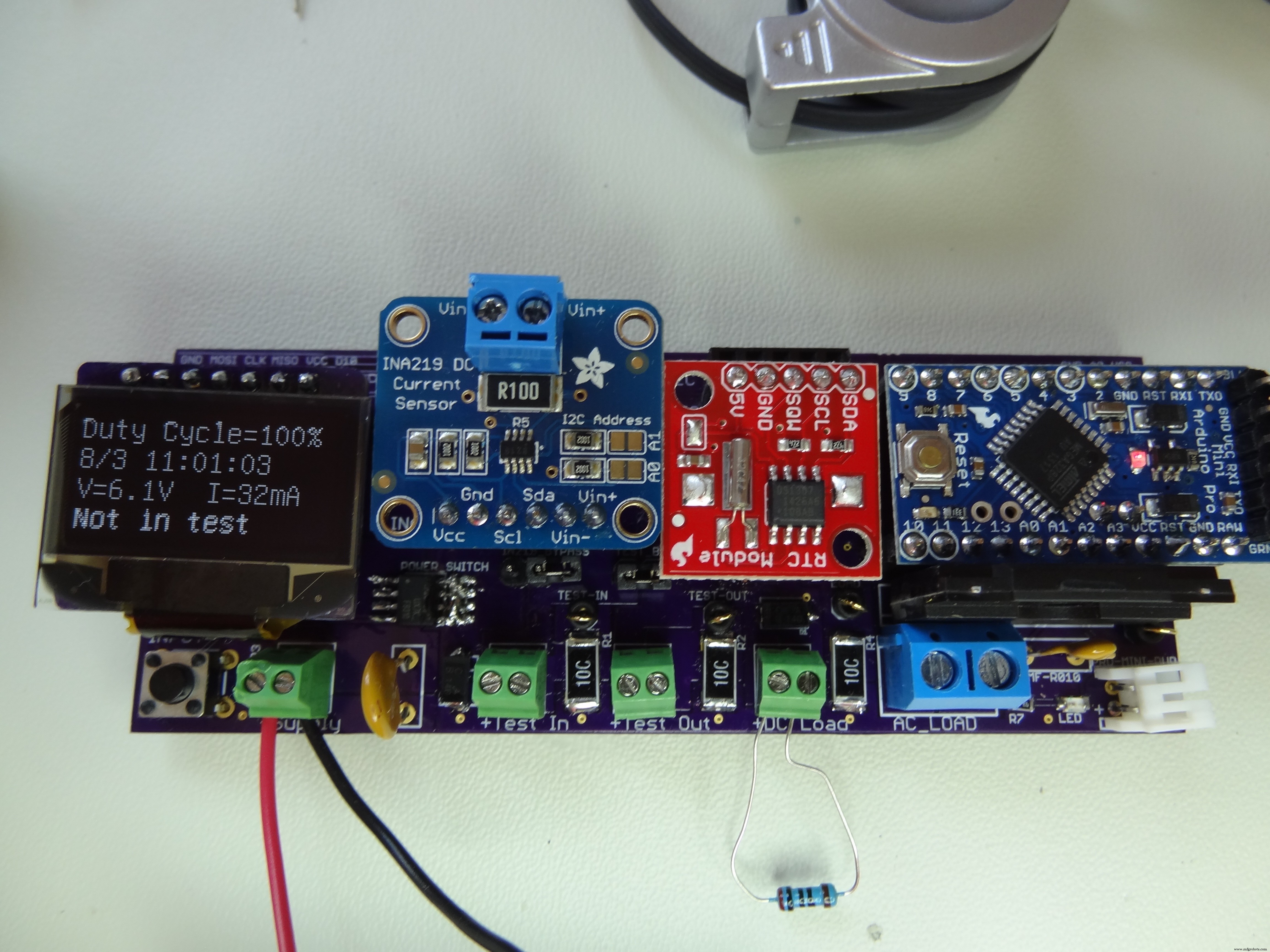 Arduino Power Control Center: N-FET, P-FET, Relay & RTC Kit