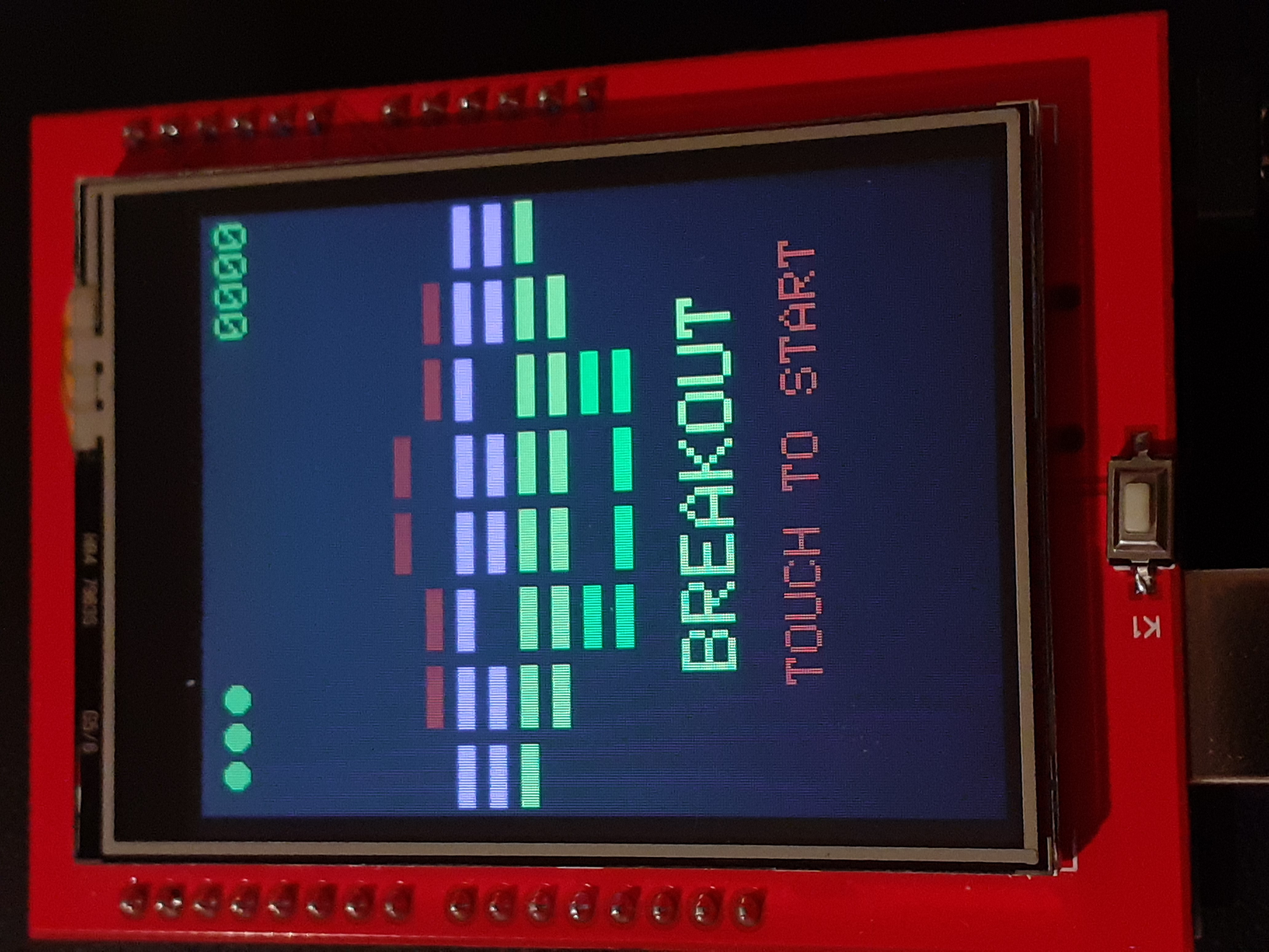 Arduino Touch Breakout Game: Build a Classic Arcade on a 2.4″ TFT LCD