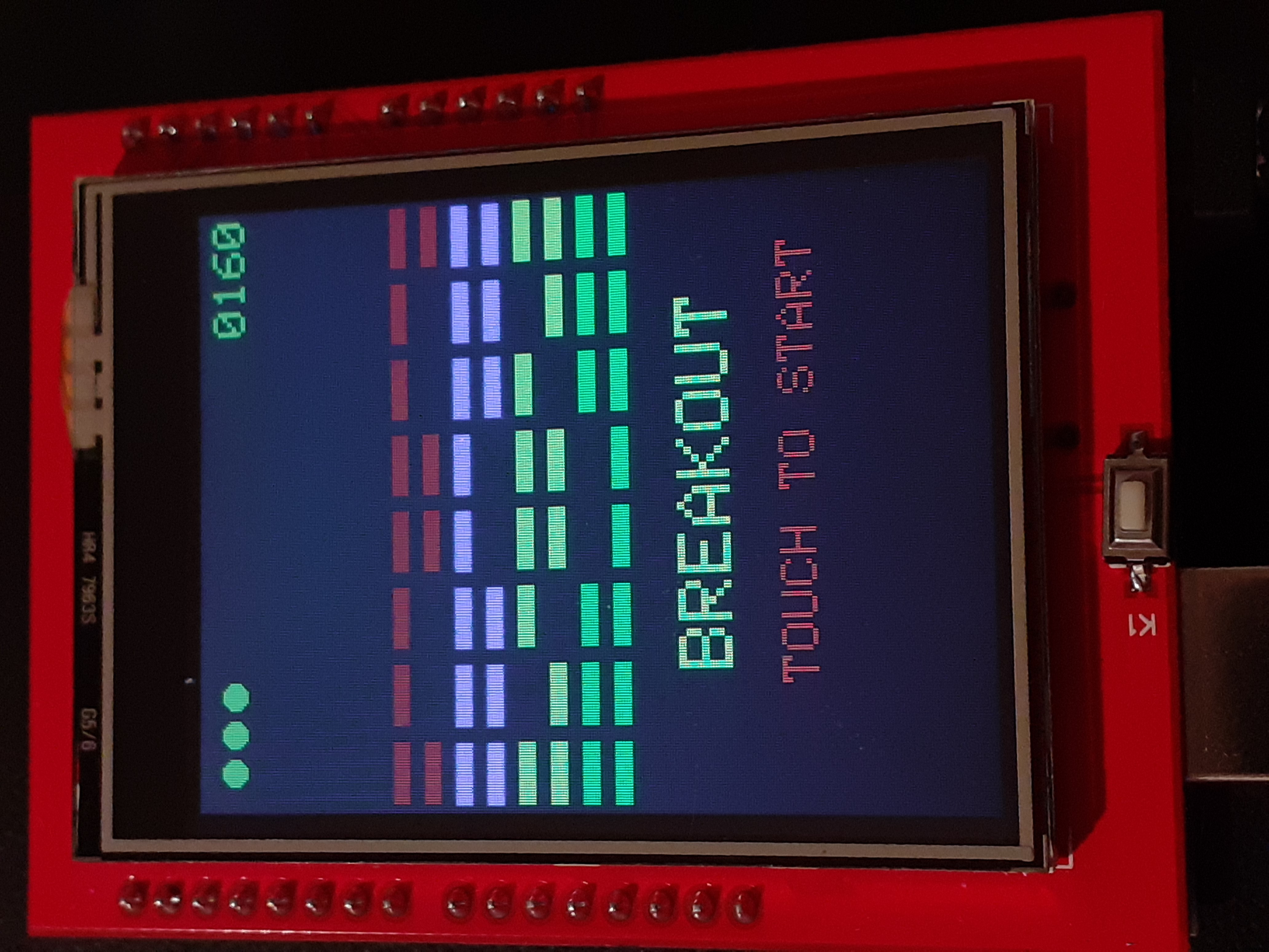 Arduino Touch Breakout Game: Build a Classic Arcade on a 2.4″ TFT LCD