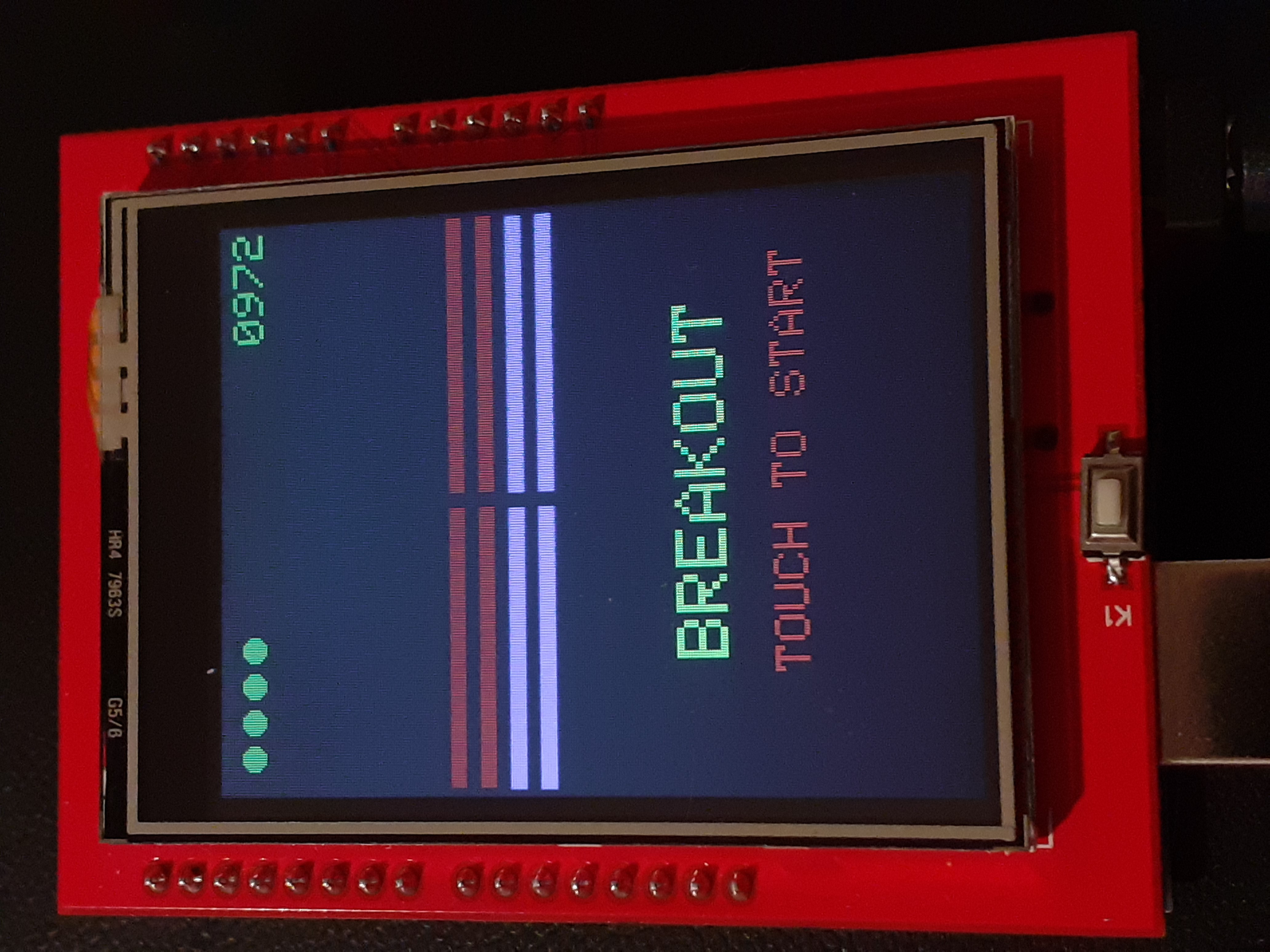 Arduino Touch Breakout Game: Build a Classic Arcade on a 2.4″ TFT LCD