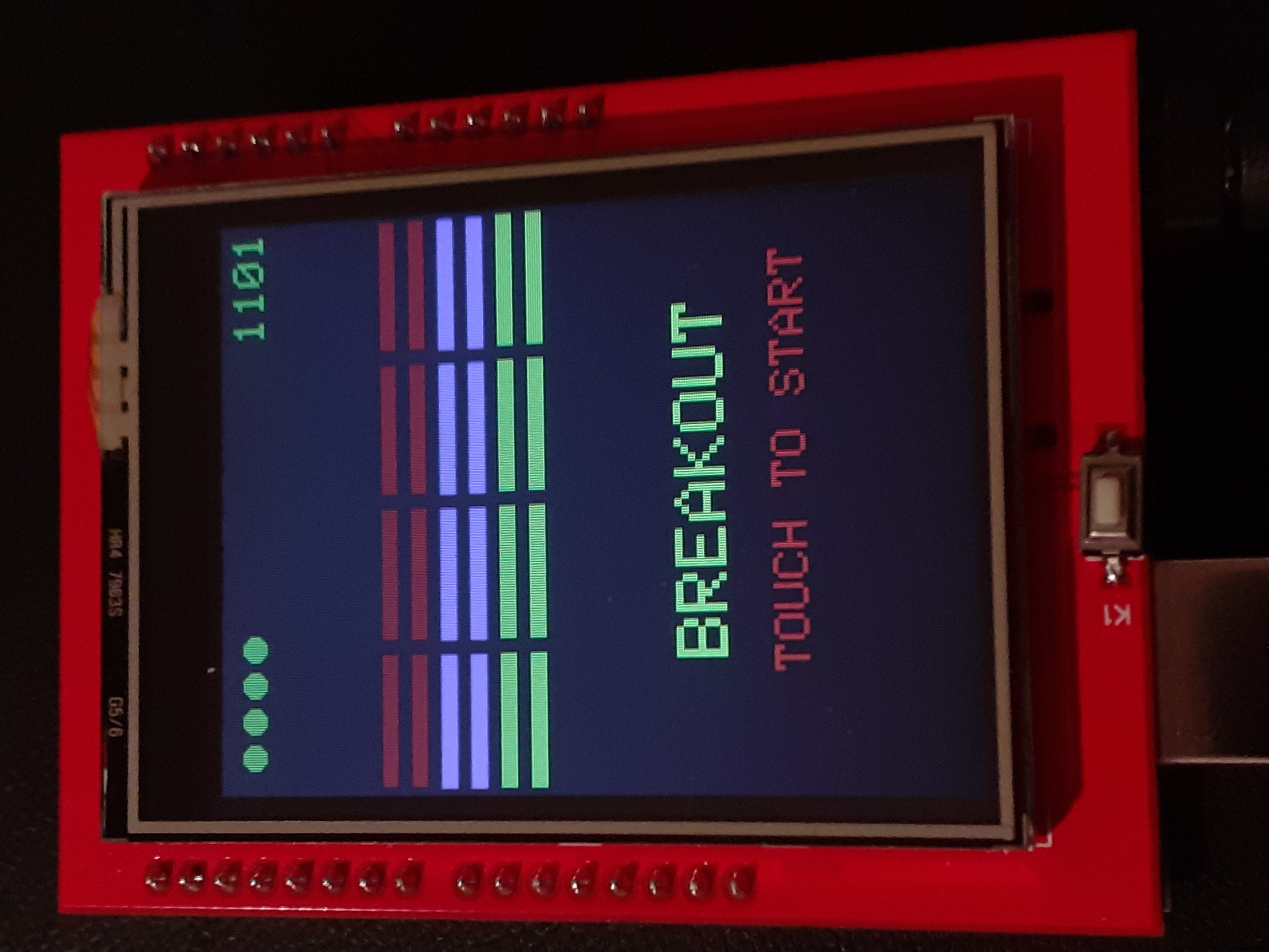 Arduino Touch Breakout Game: Build a Classic Arcade on a 2.4″ TFT LCD