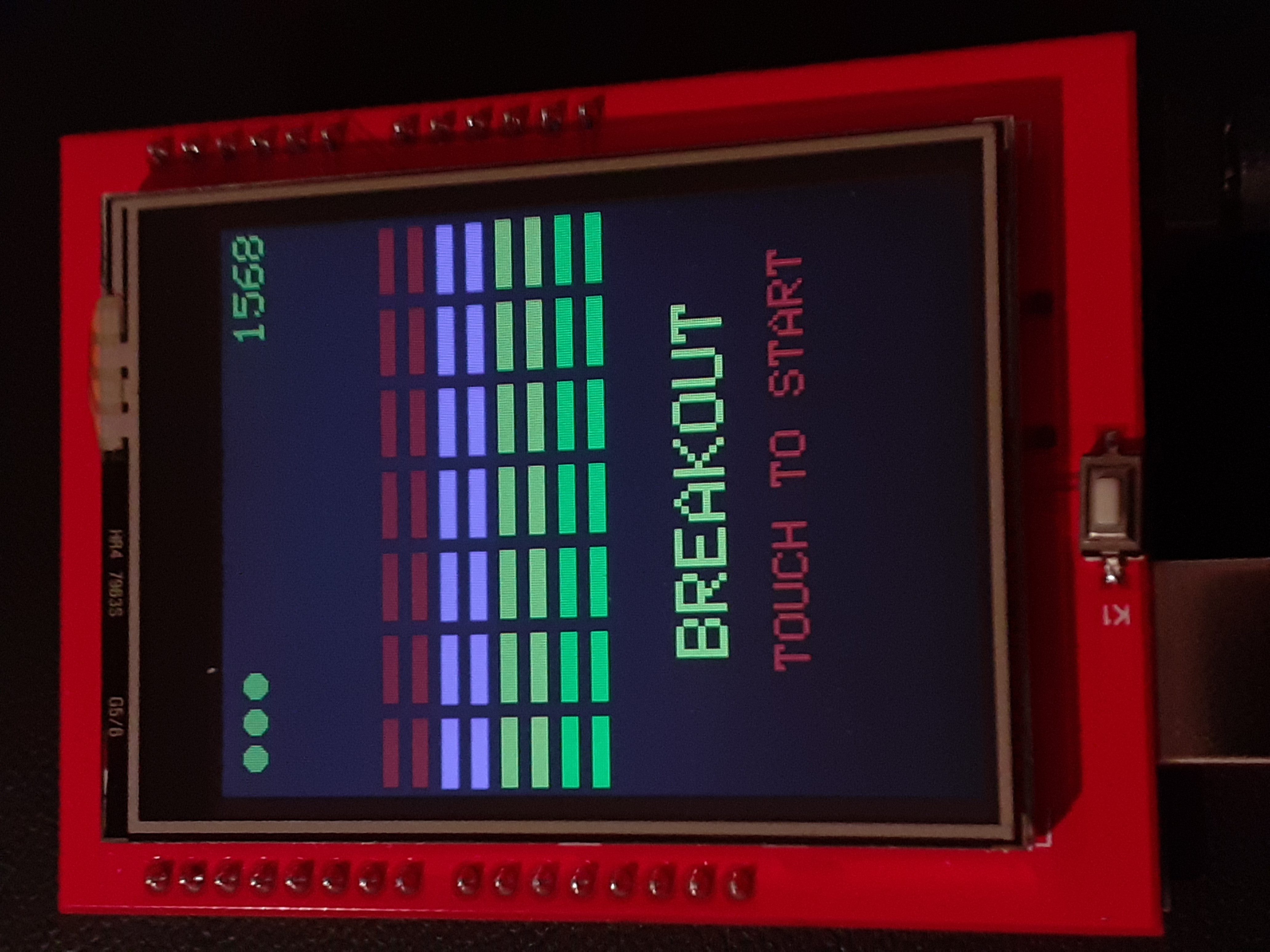 Arduino Touch Breakout Game: Build a Classic Arcade on a 2.4″ TFT LCD