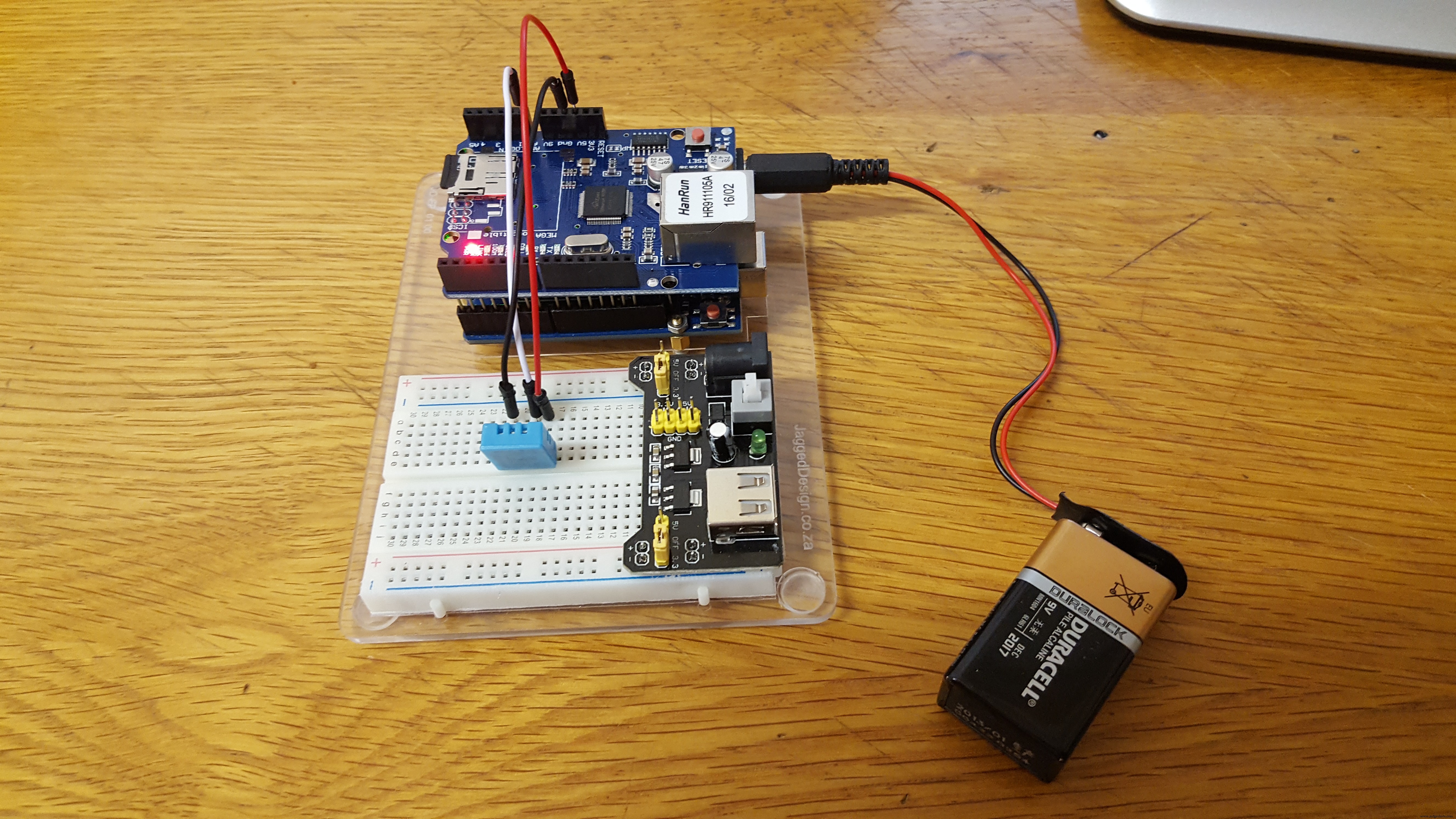 Arduino Temperature & Humidity Logger Using DHT11 and Ethernet Shield
