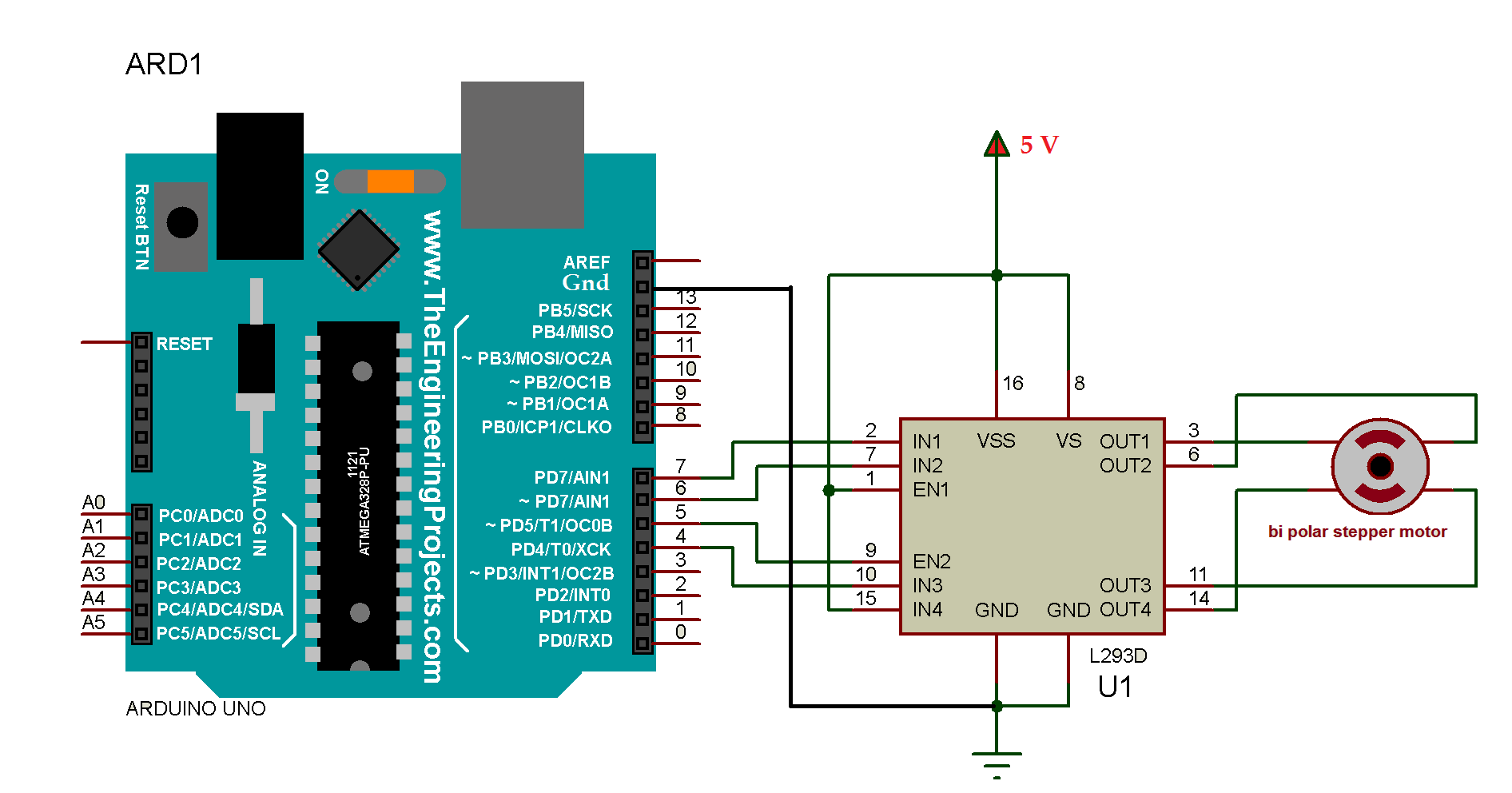 Comprehensive Bipolar Stepper Motor Library for Arduino