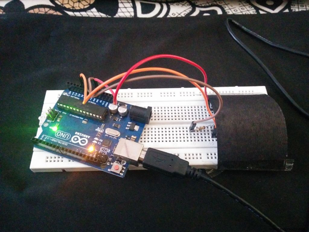 Morse Code Communication with Laser Module – Dual‑Side Arduino Project