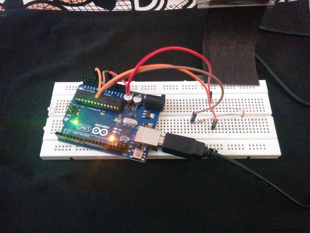 Morse Code Communication with Laser Module – Dual‑Side Arduino Project