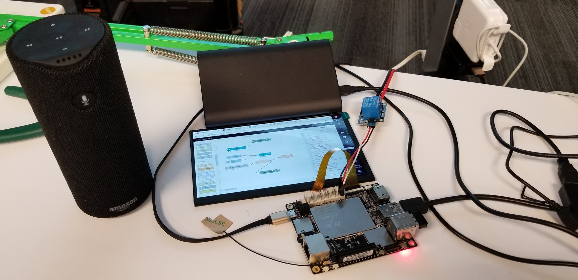 Smart 3D Sensor: Voice-Activated Lamp Control for Amazon Echo