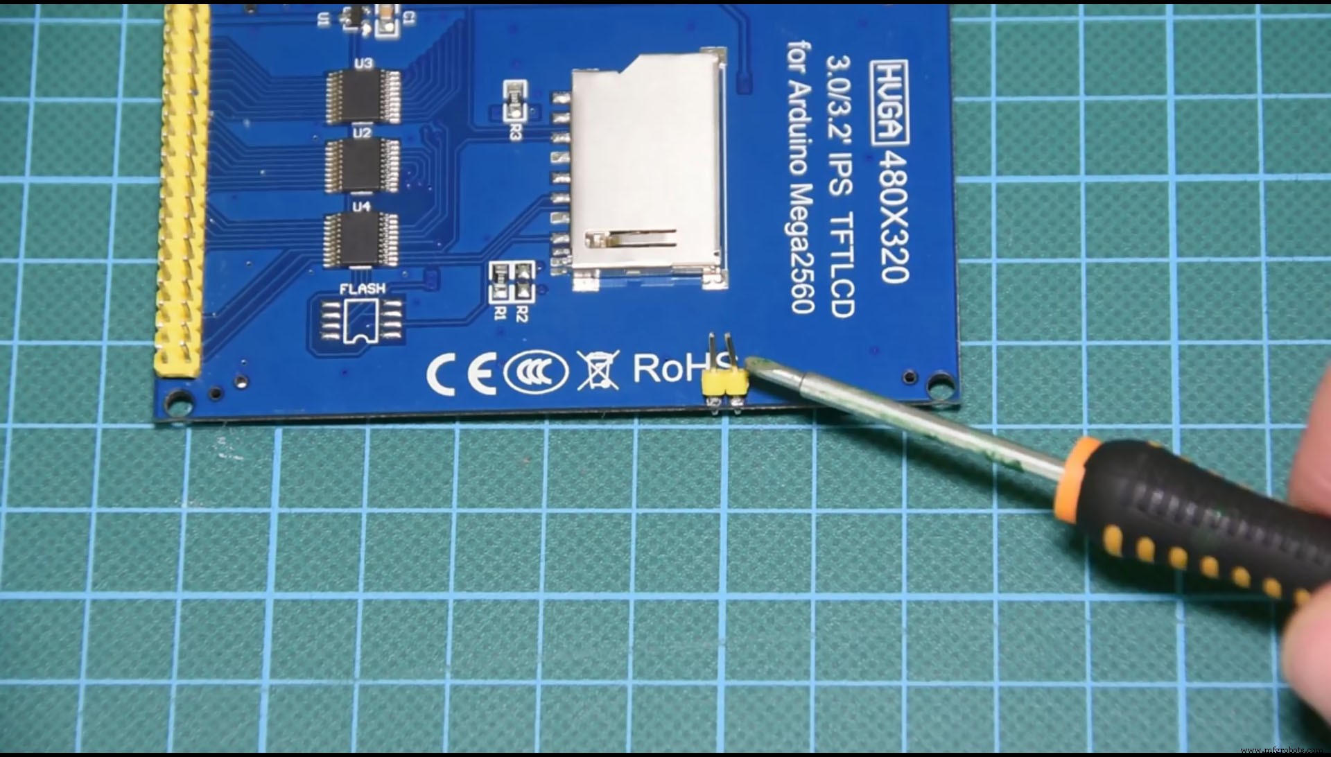 Arduino Temperature Monitor & Real-Time Clock Using a 3.2” TFT Display