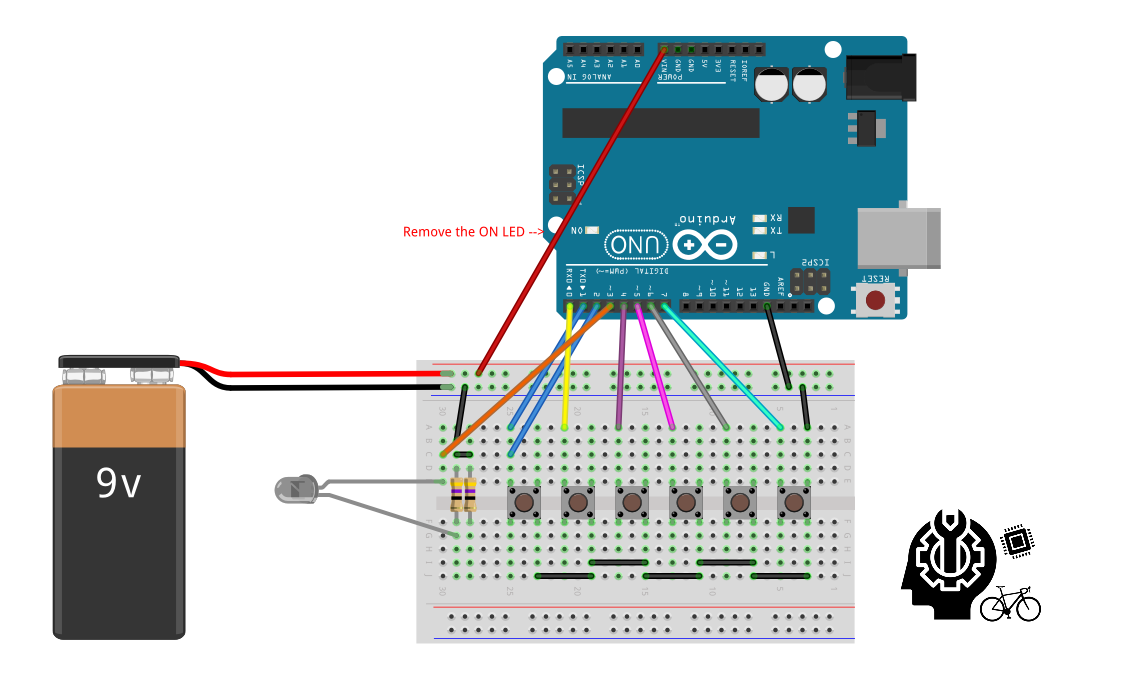 Custom Arduino TV Remote – Battery‑Powered, 3D‑Printed Case