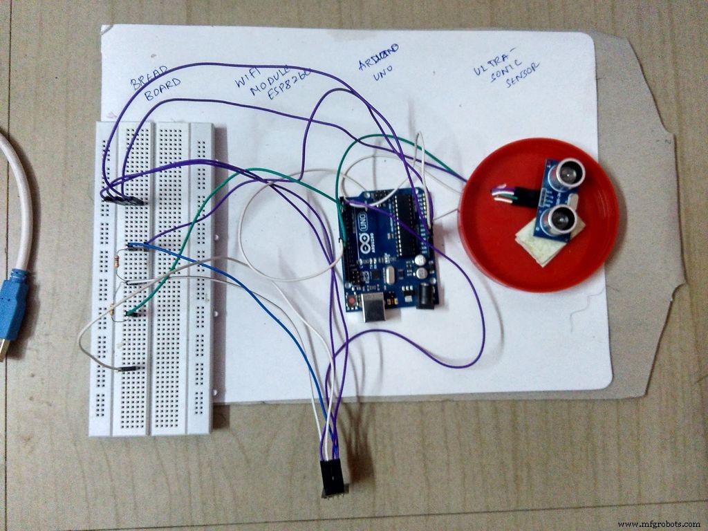 Build a Smart IoT Jar with ESP8266, Arduino & Ultrasonic Sensor – Real‑Time Monitoring