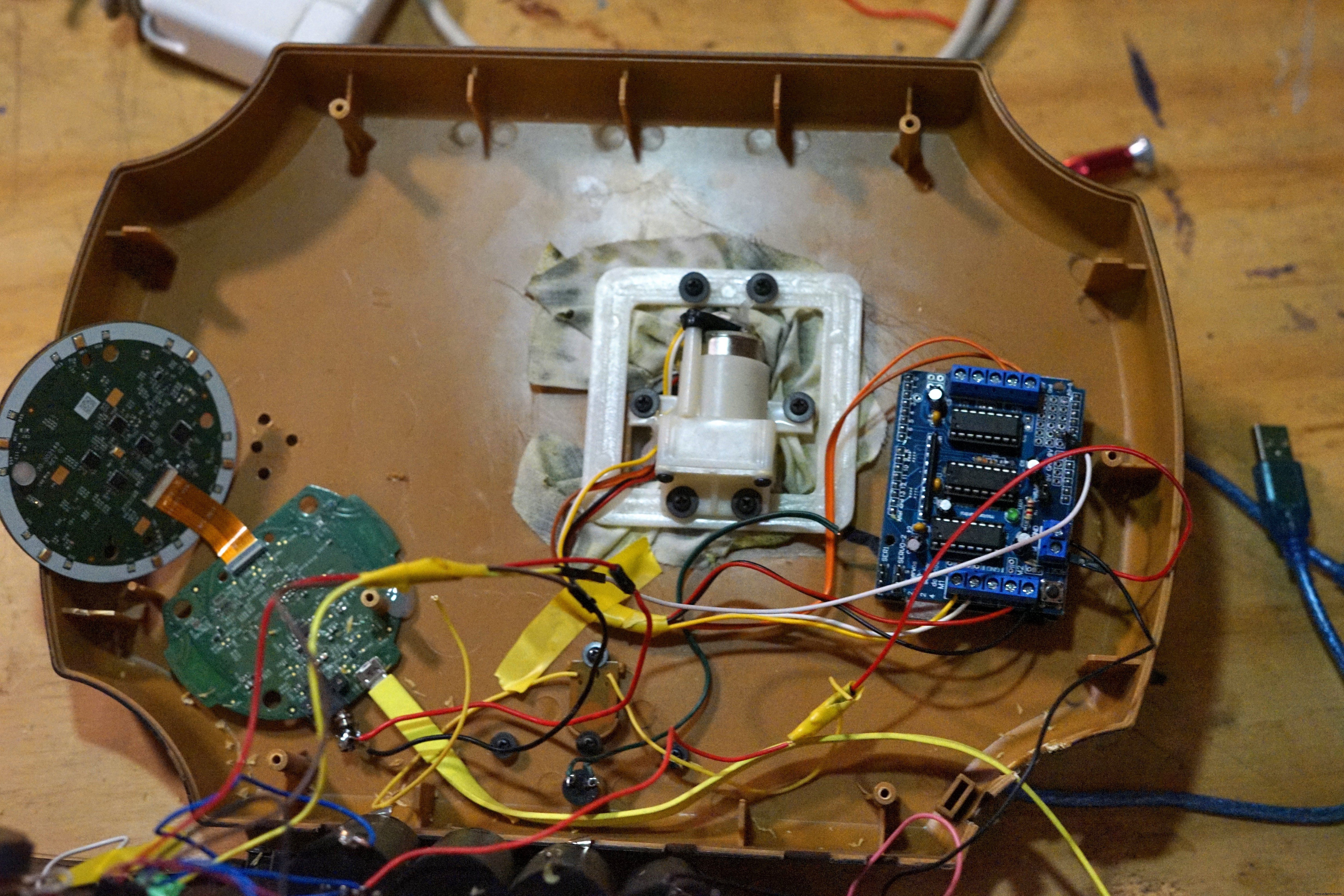 Build an Alexa‑Powered Big Mouth Billy Bass with Arduino, L293D Motor Shield & LM386 Amplifier