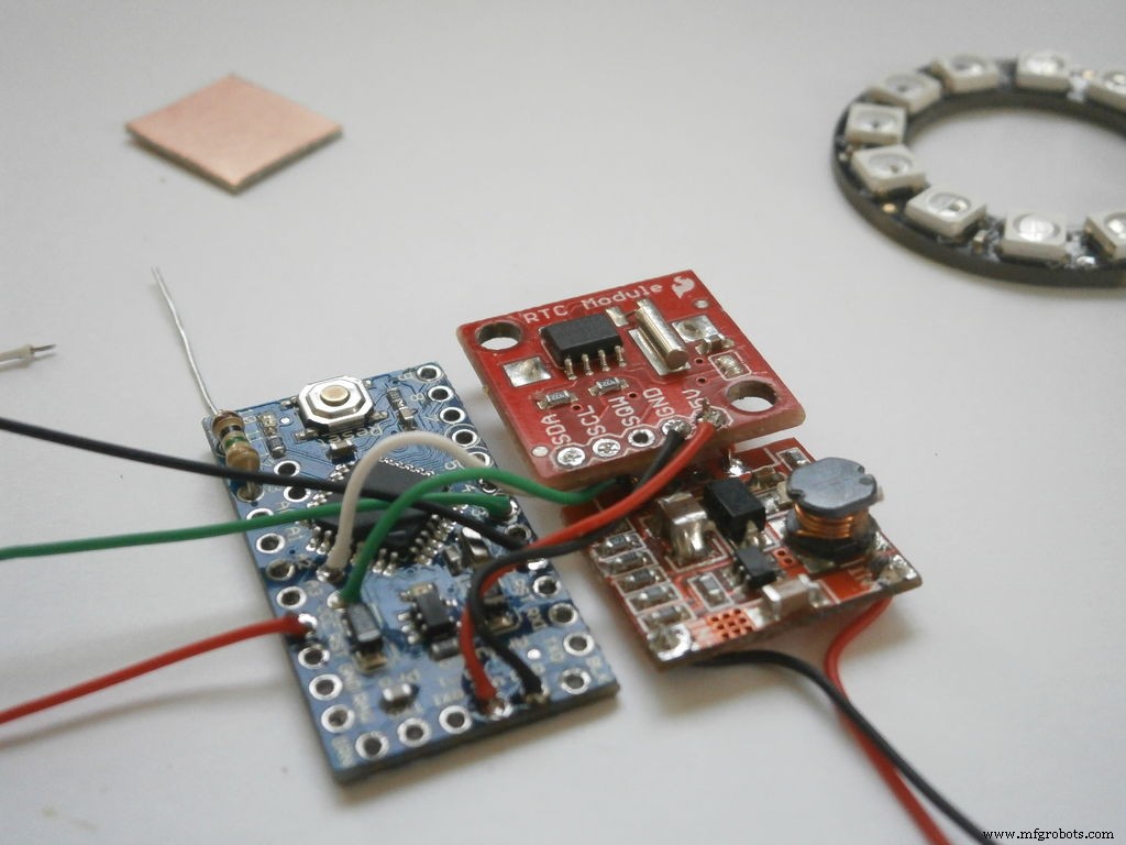 Pixie: An Arduino‑Based NeoPixel Wristwatch – Sleek, DIY LED Timepiece