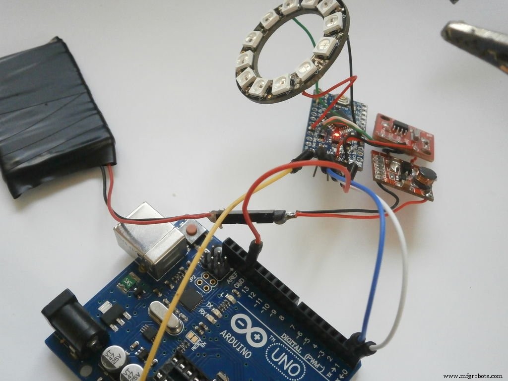 Pixie: An Arduino‑Based NeoPixel Wristwatch – Sleek, DIY LED Timepiece