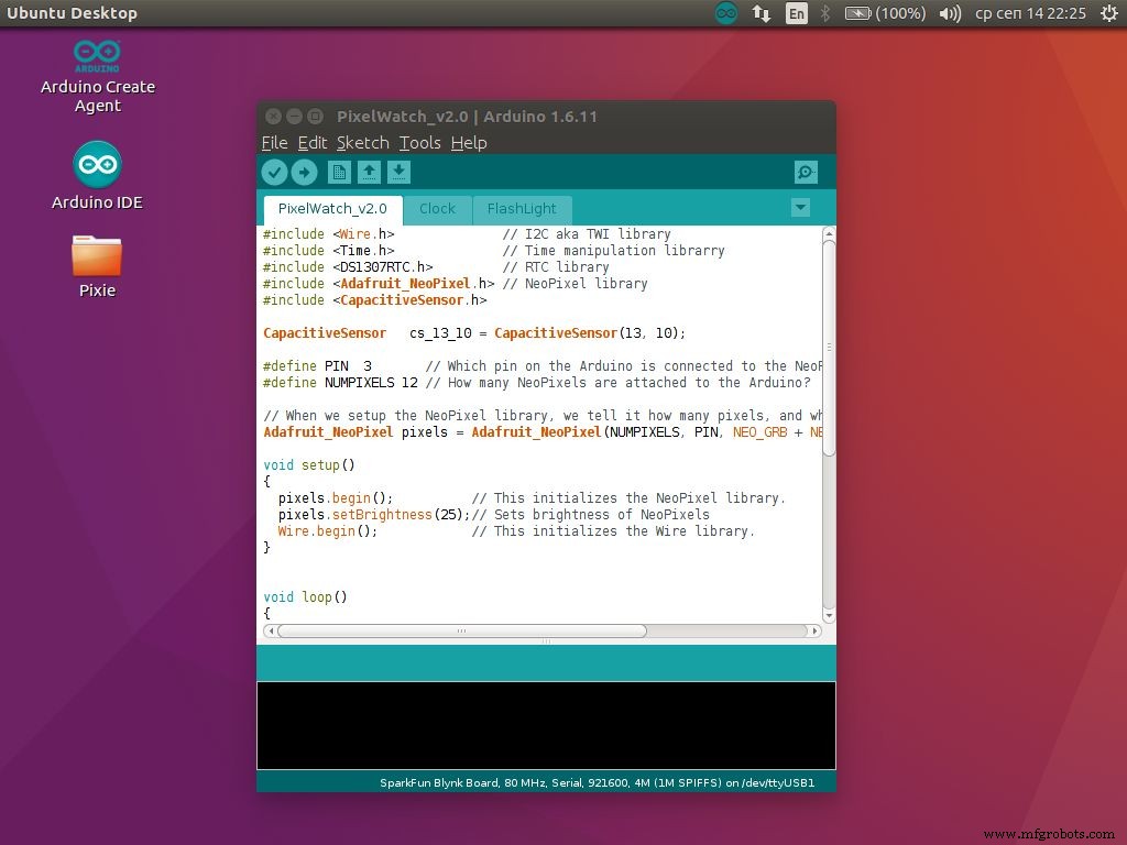 Pixie: An Arduino‑Based NeoPixel Wristwatch – Sleek, DIY LED Timepiece