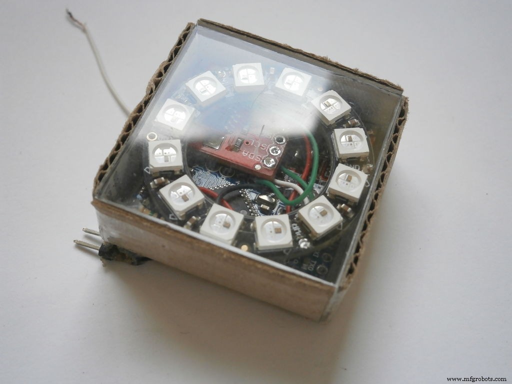 Pixie: An Arduino‑Based NeoPixel Wristwatch – Sleek, DIY LED Timepiece