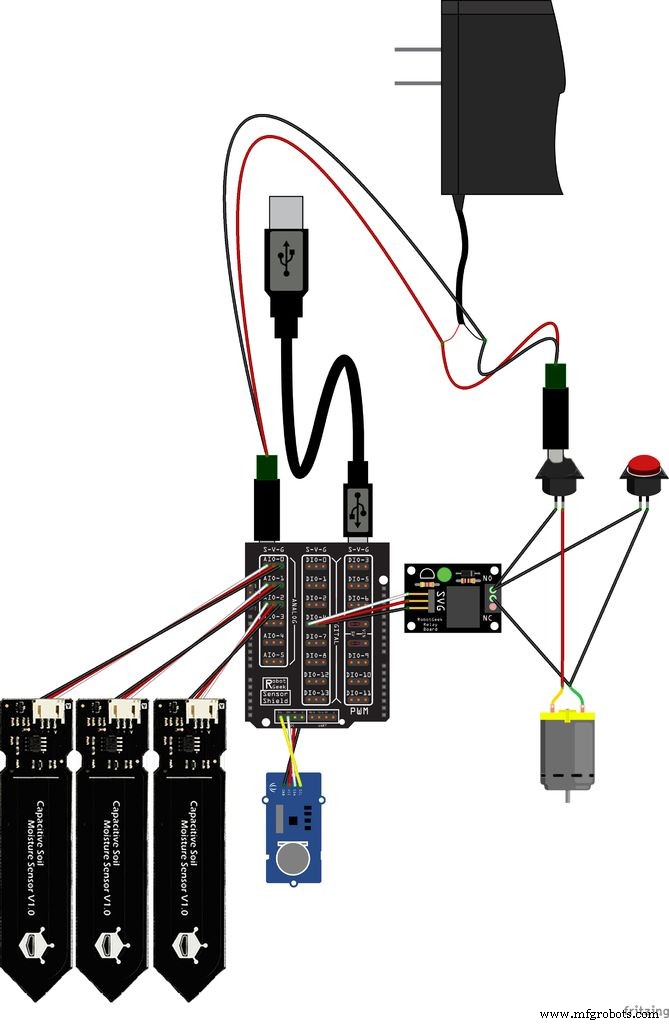 Arduino-Powered Automatic Plant Watering System