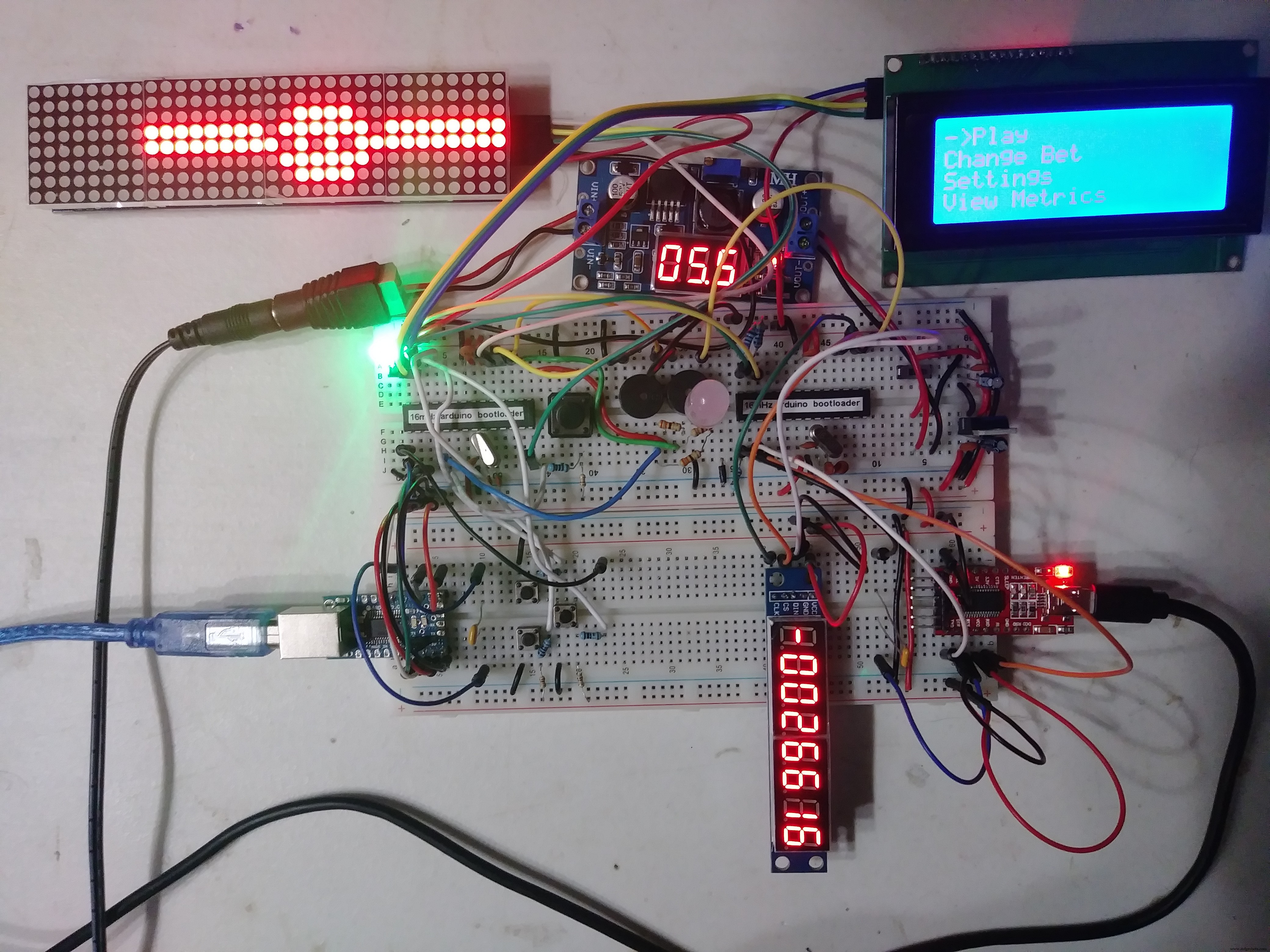 ATmega328P Alien Slot Machine Kit