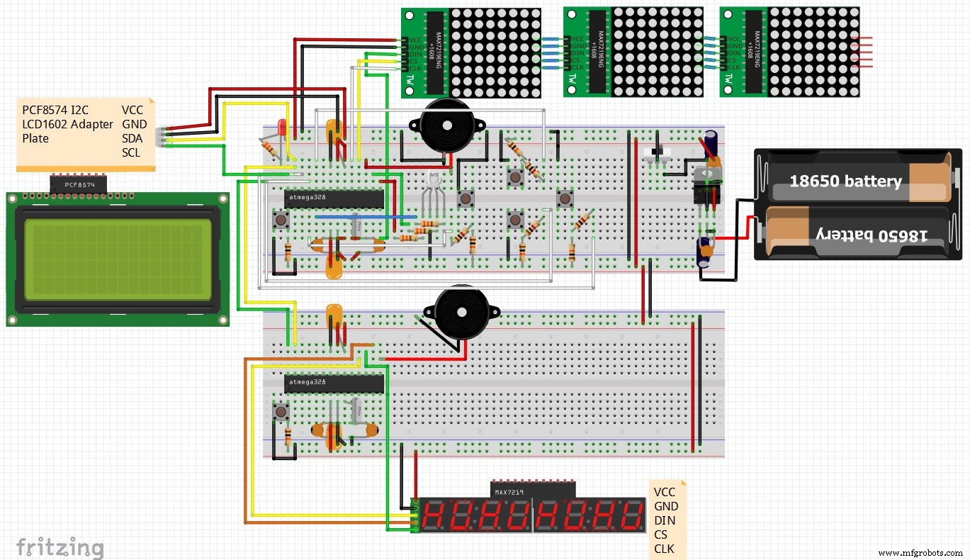 ATmega328P Alien Slot Machine Kit