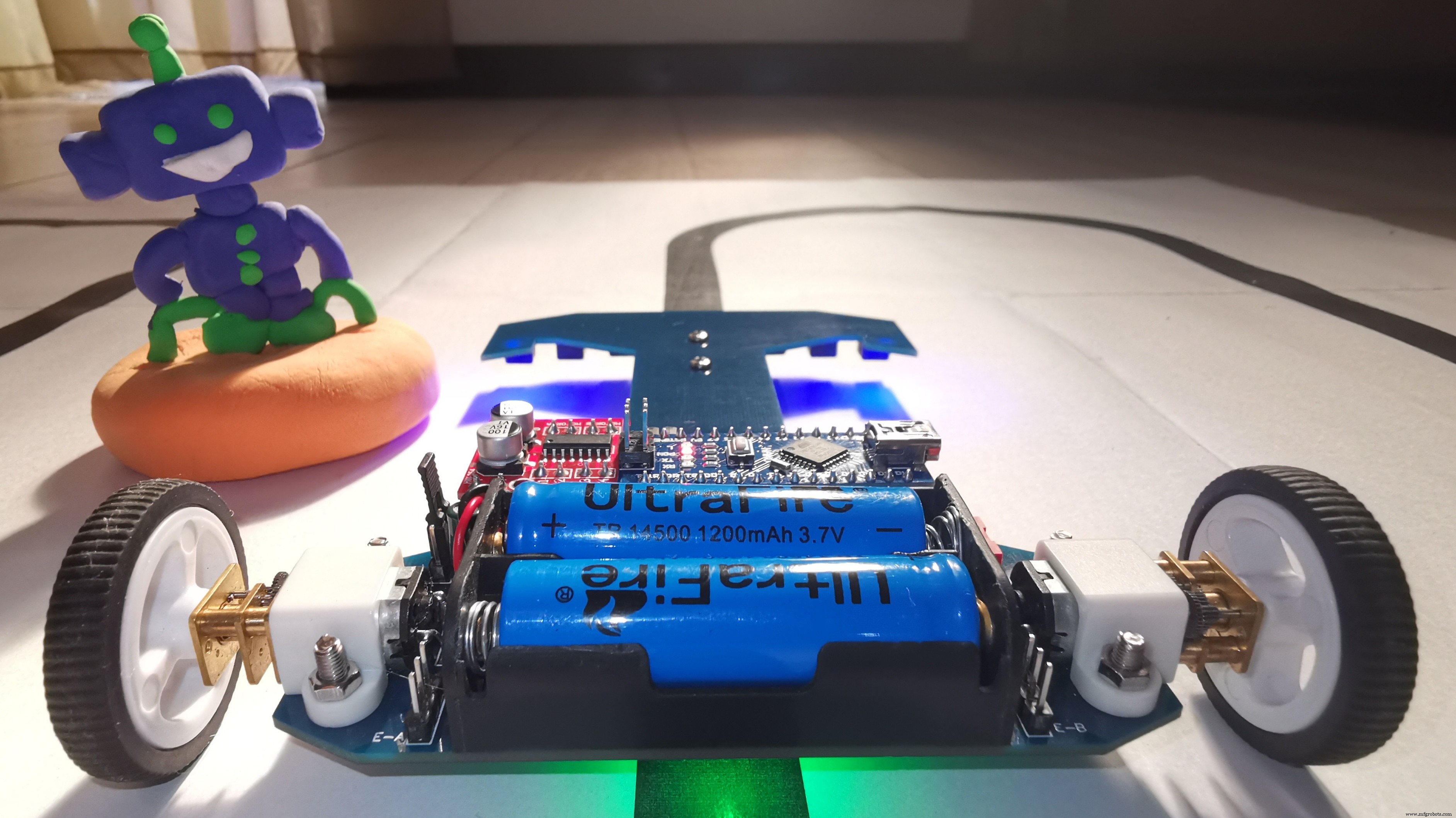 V4 Speed Line‑Follower Robot – Advanced Arduino Nano System