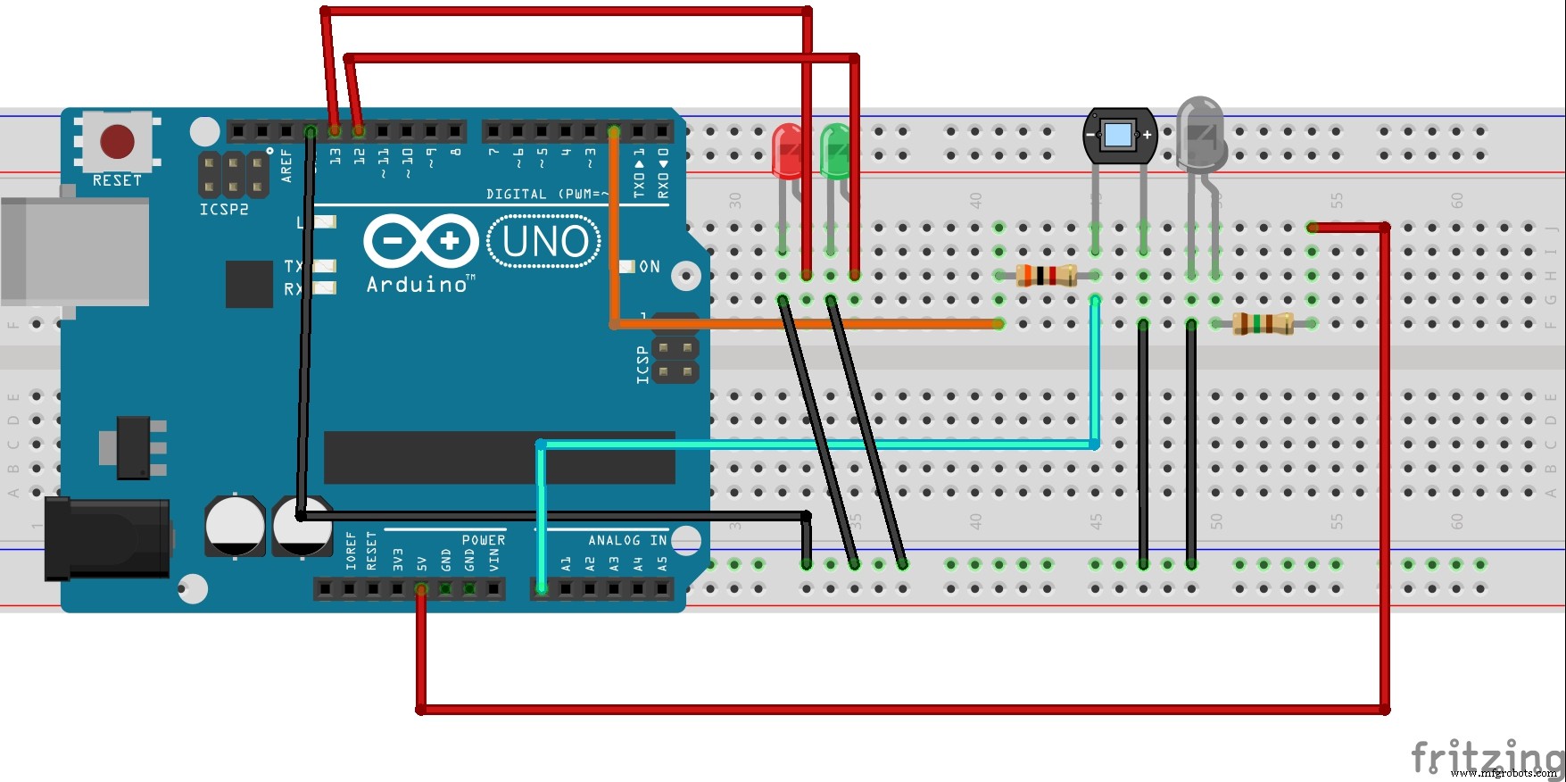 Build a Simple Obstacle Sensor with Arduino – Easy IR LED & Photodiode Tutorial