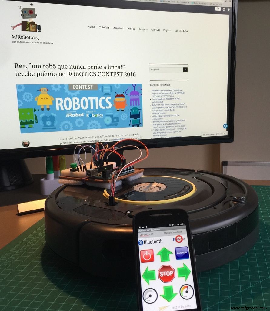 Control Your Roomba Create 2 Using Arduino and Android: A Step-by-Step Guide
