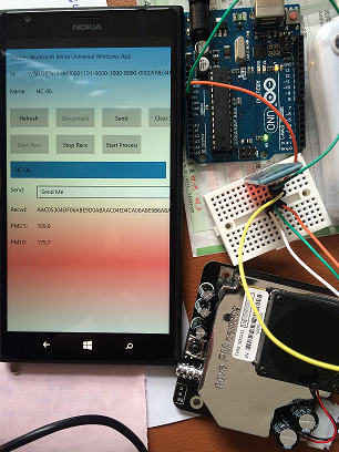 Design a PM2.5 & PM10 Air Quality Detector App for Windows 10 UWP