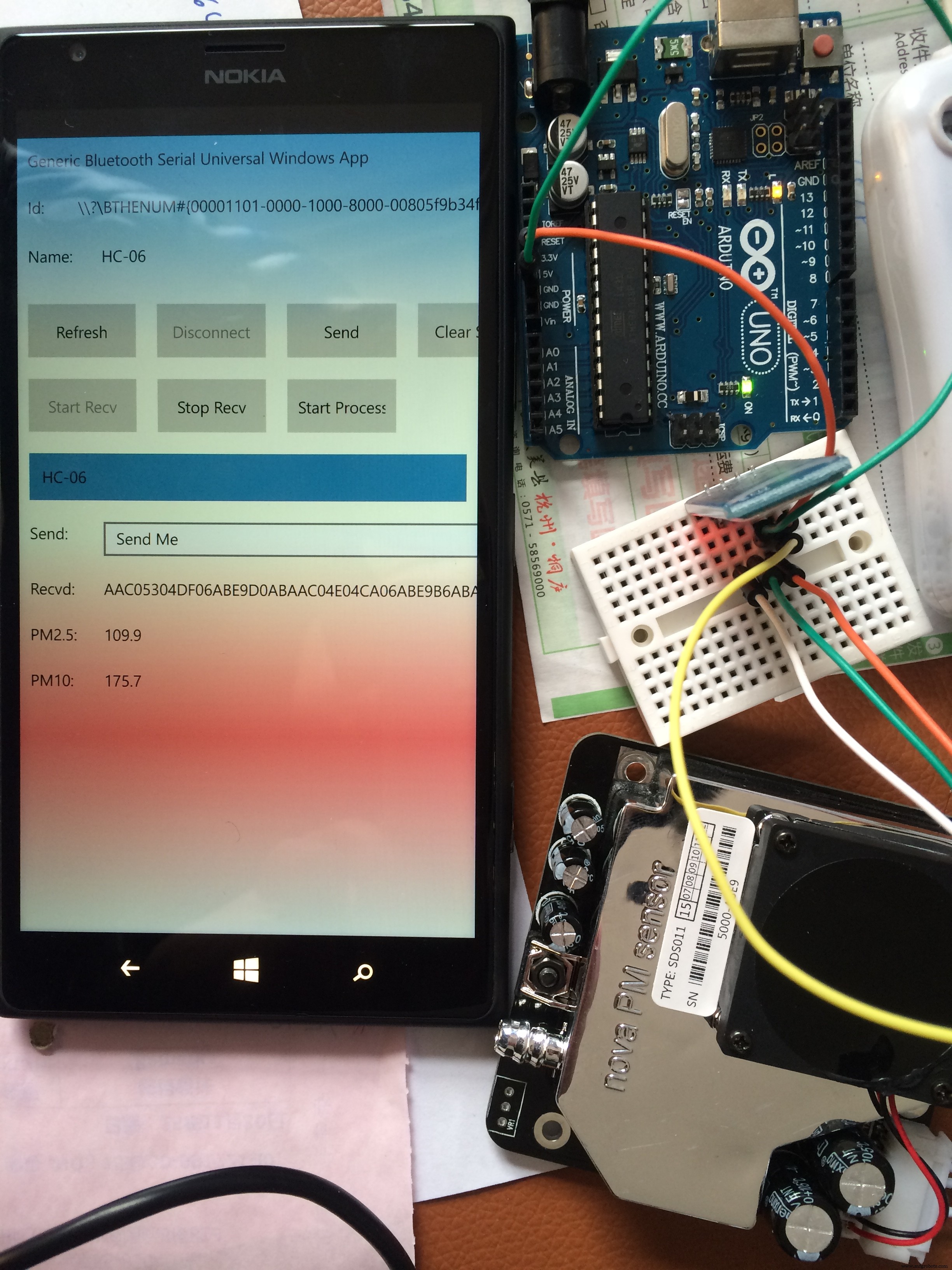Design a PM2.5 & PM10 Air Quality Detector App for Windows 10 UWP