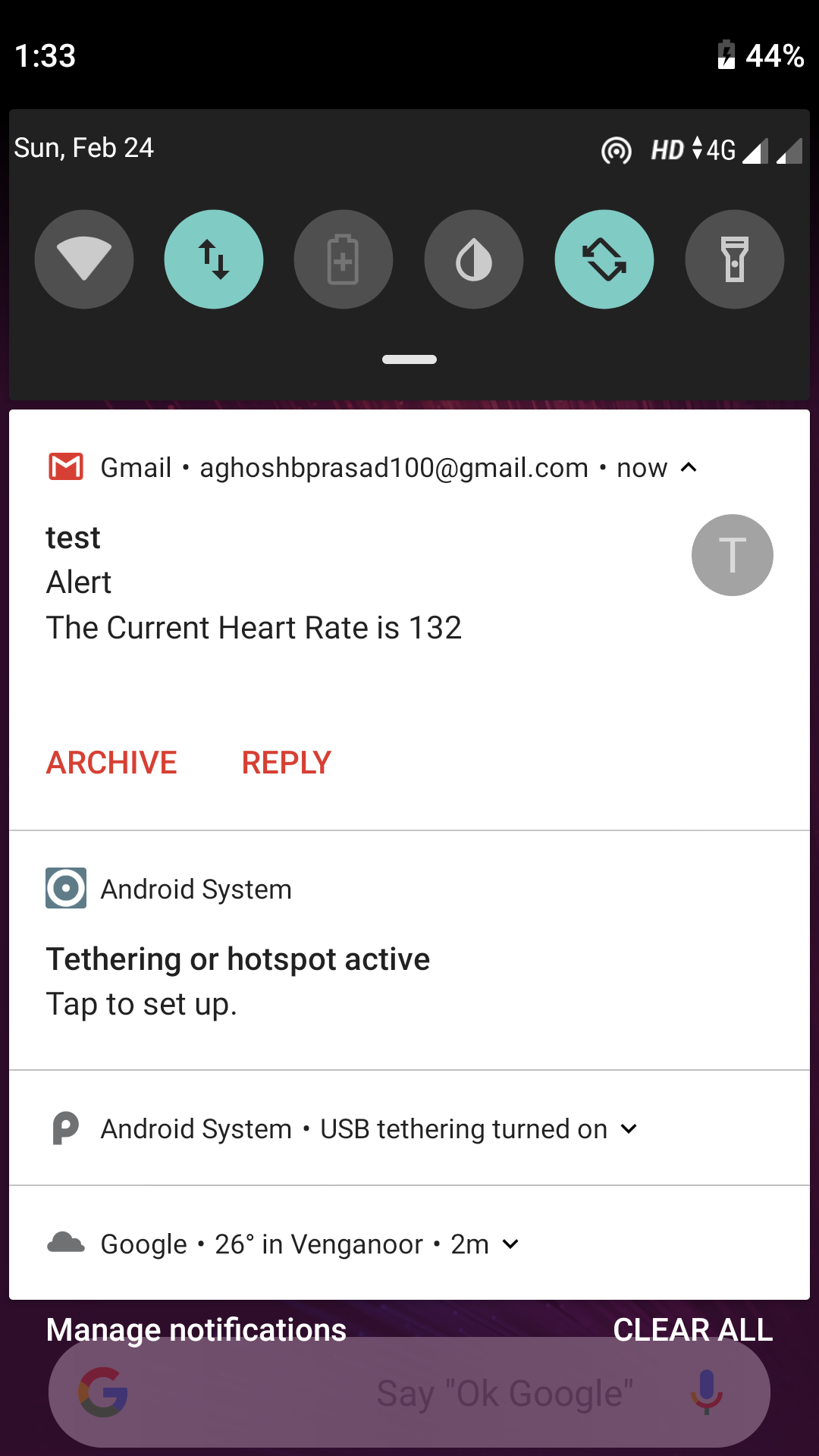 Instant Email & SMS Alerts for Abnormal Heart Rates