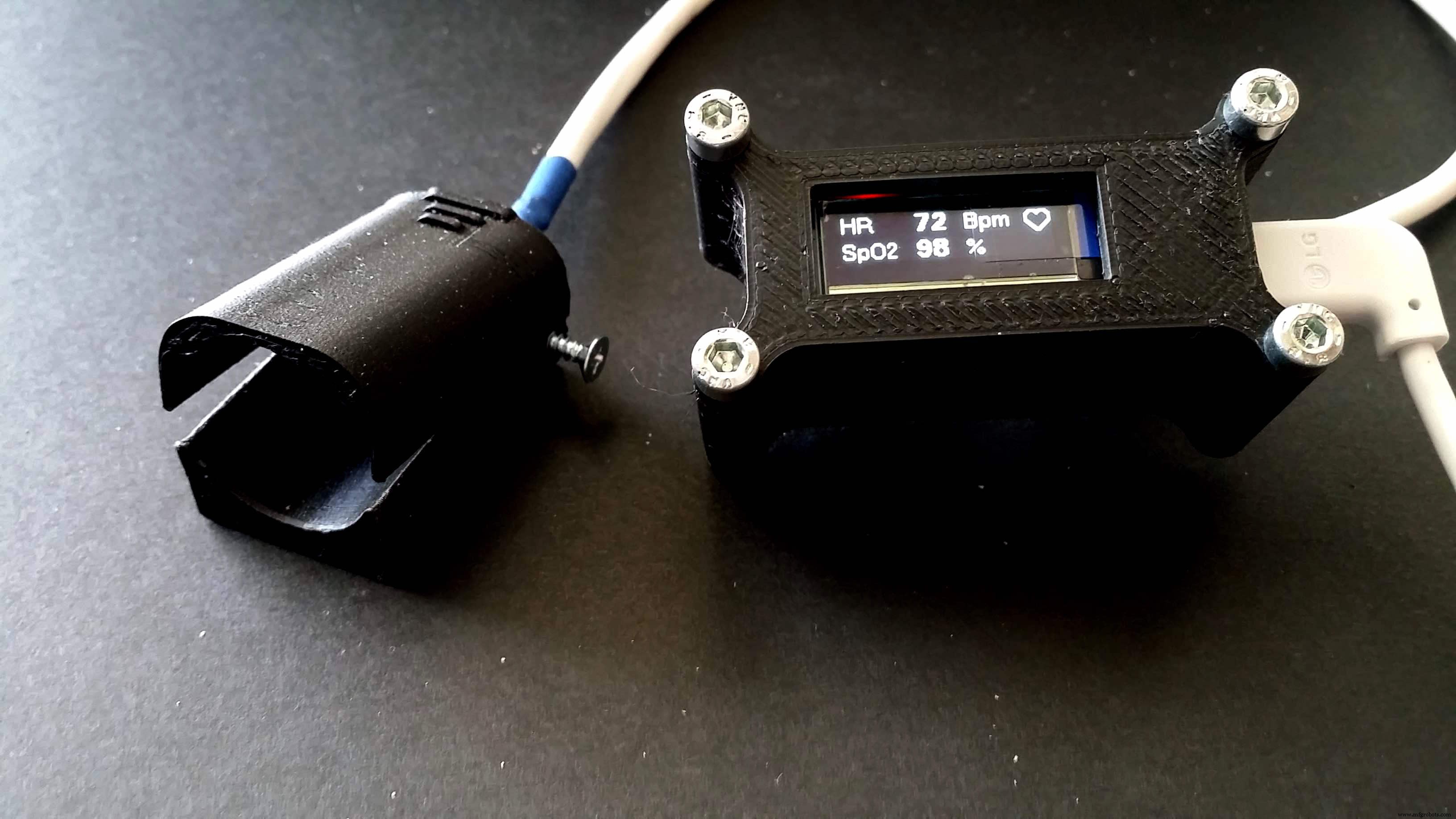 Portable Pulse Oximeter for Emergency Use During COVID-19