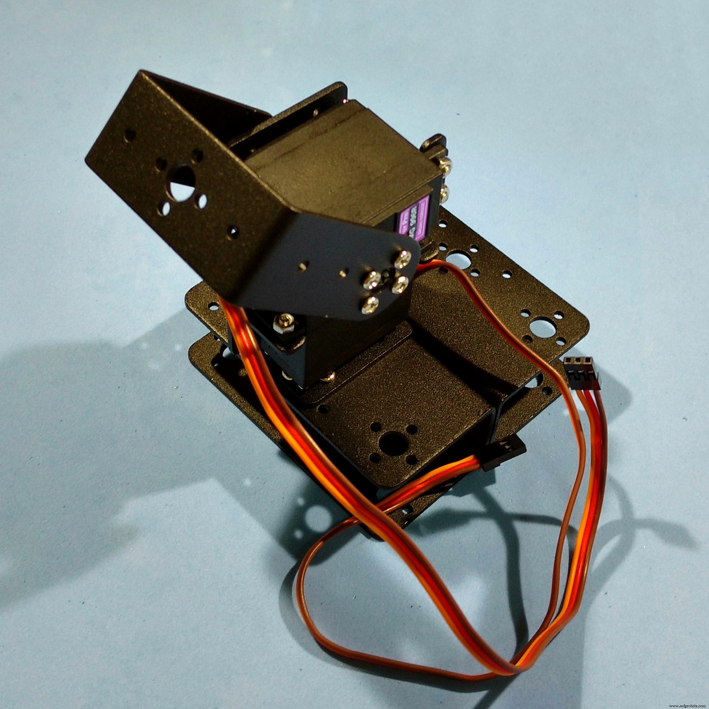 Arduino-Based Nunchuk-Operated 6-DoF Robotic Arm Kit