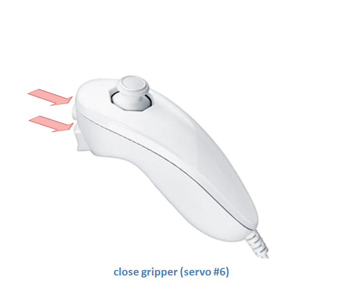 Arduino-Based Nunchuk-Operated 6-DoF Robotic Arm Kit