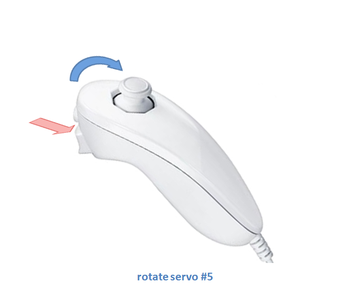 Arduino-Based Nunchuk-Operated 6-DoF Robotic Arm Kit