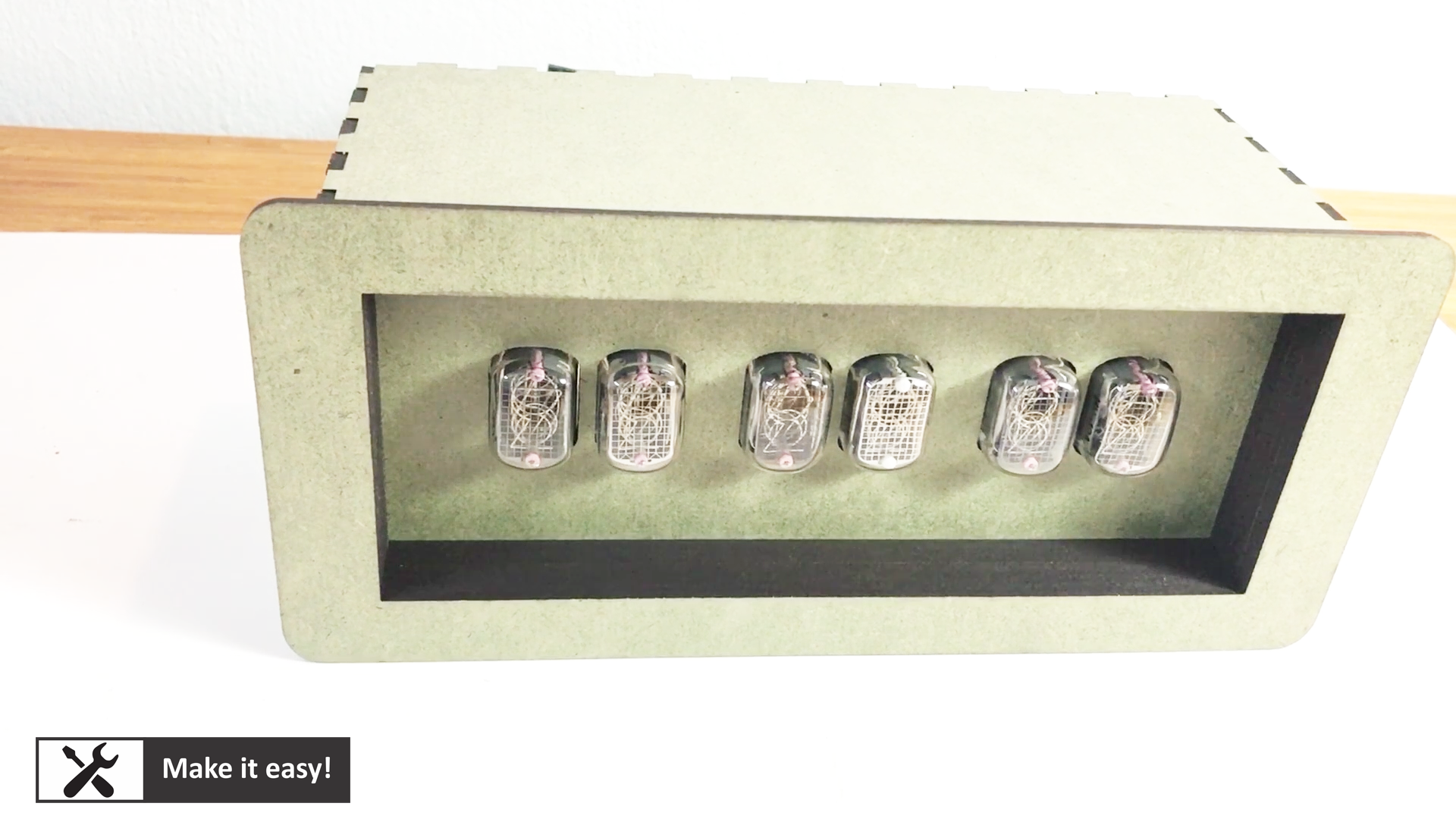 Build a Sleek Nixie Tube Clock in a Custom MDF Wood Enclosure Using Arduino